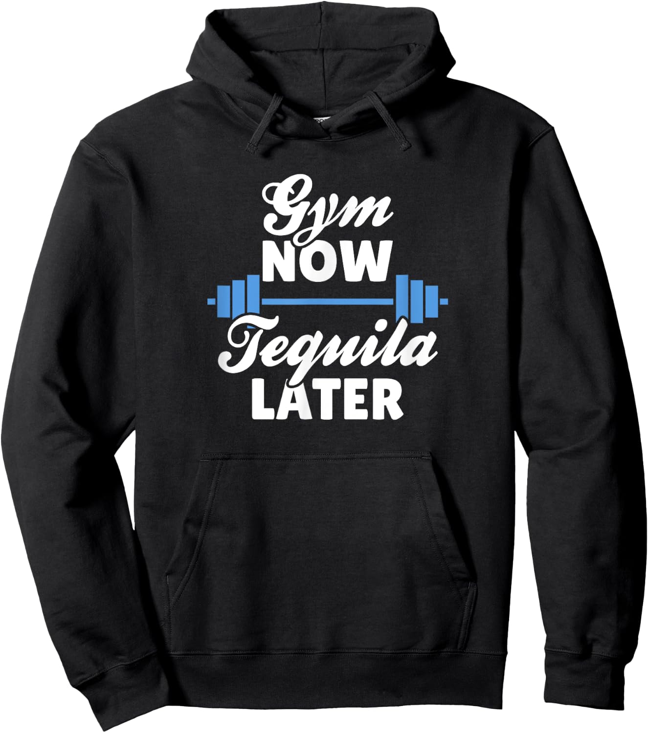 Gym Now, Tequila Later Hoodie - Hoodie | Black
