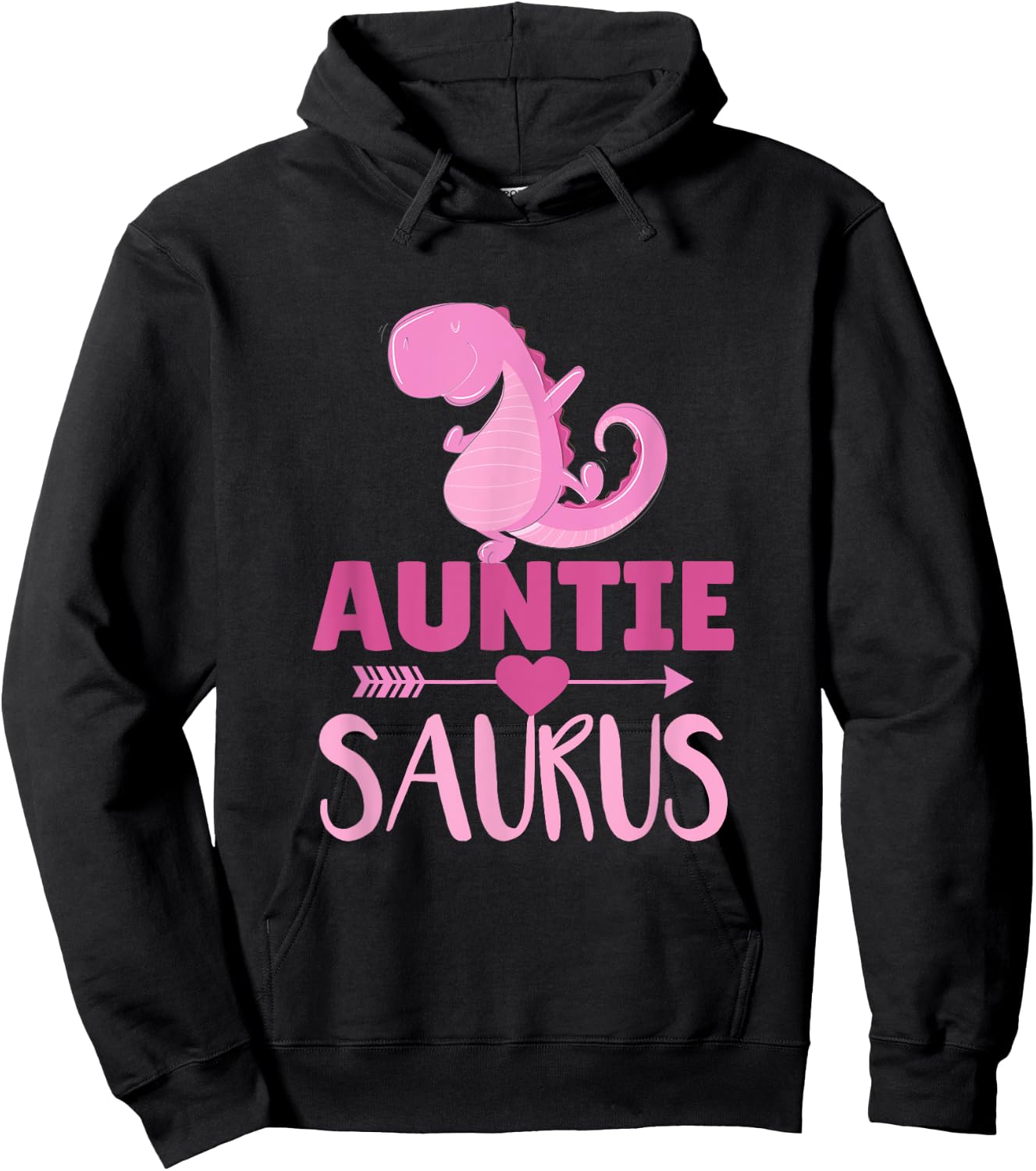 Auntiesaurus Auntie T Rex Dino Familie for Aunt Hoodie - Hoodie | Black