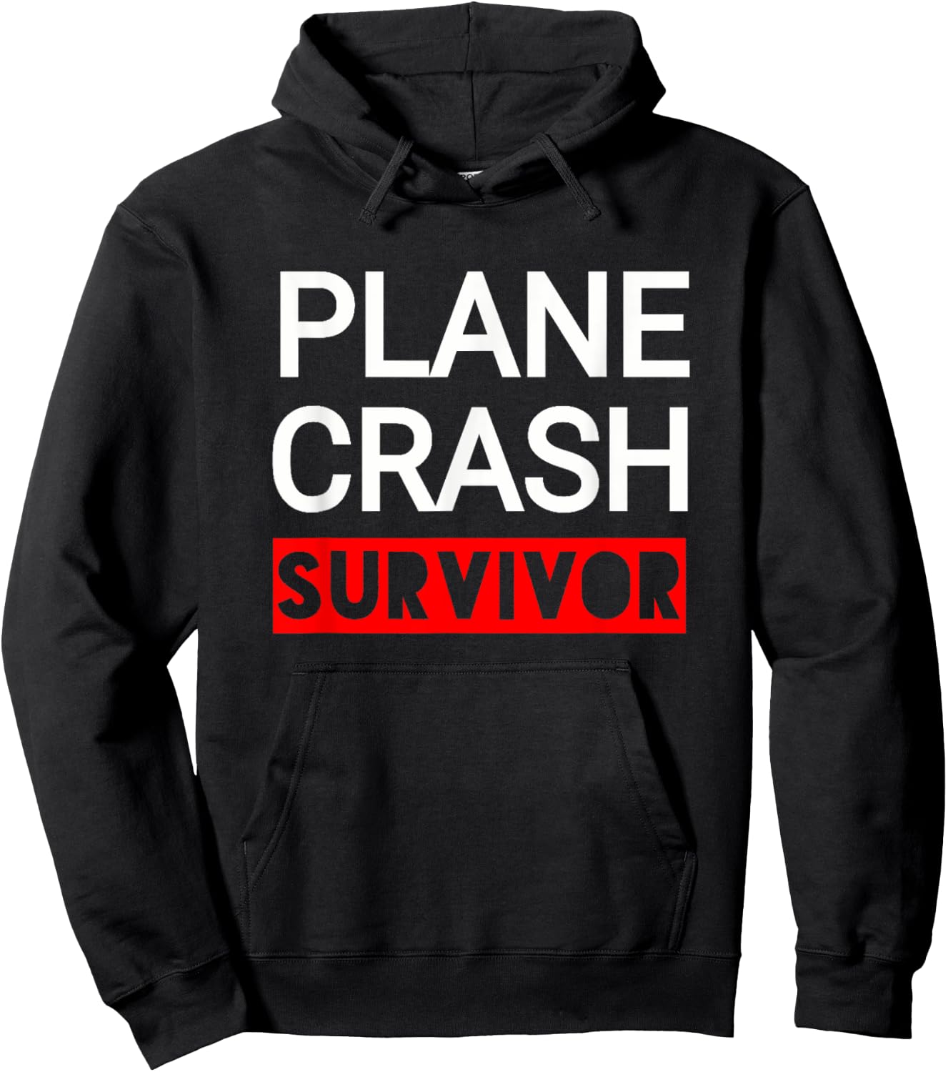 Plane Crash Survivor Hoodie - Hoodie | Black