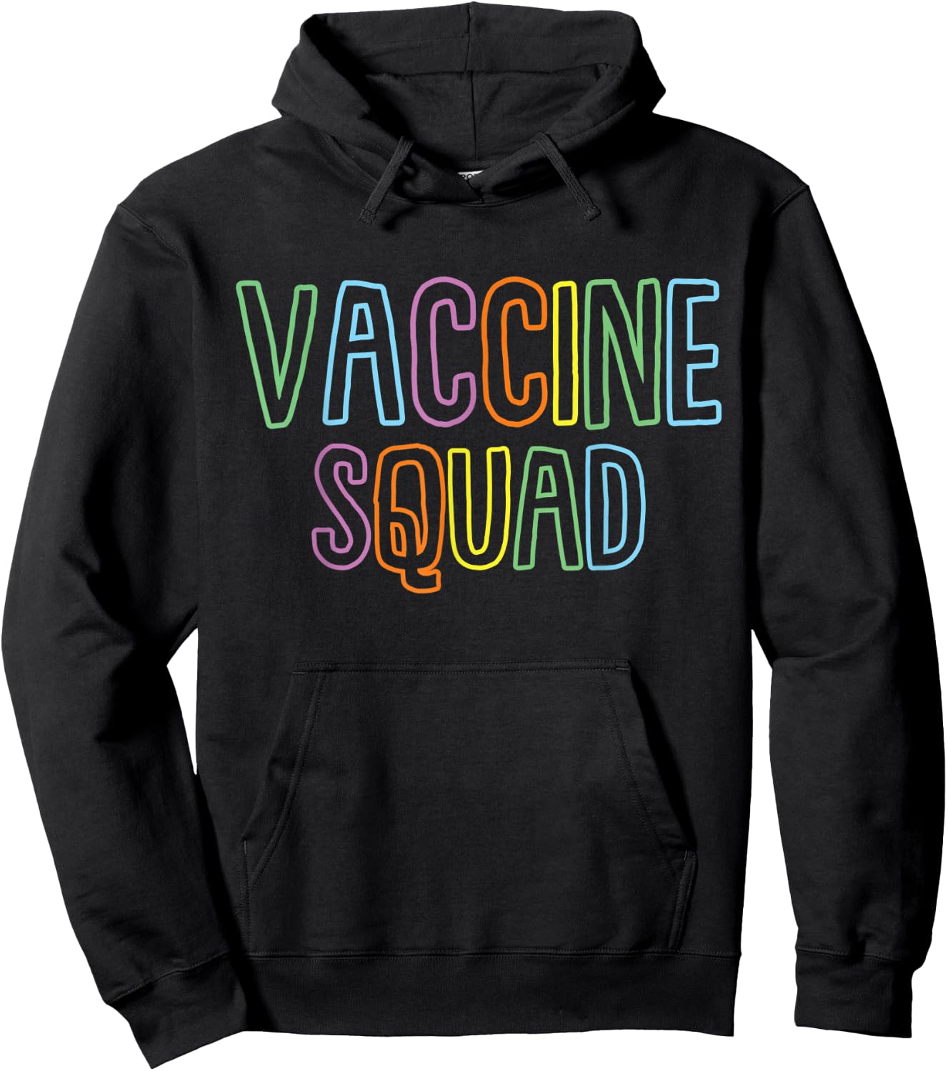 Vaccine Squad Support Vaccinations Believe In Science Hoodie - Hoodie | Black