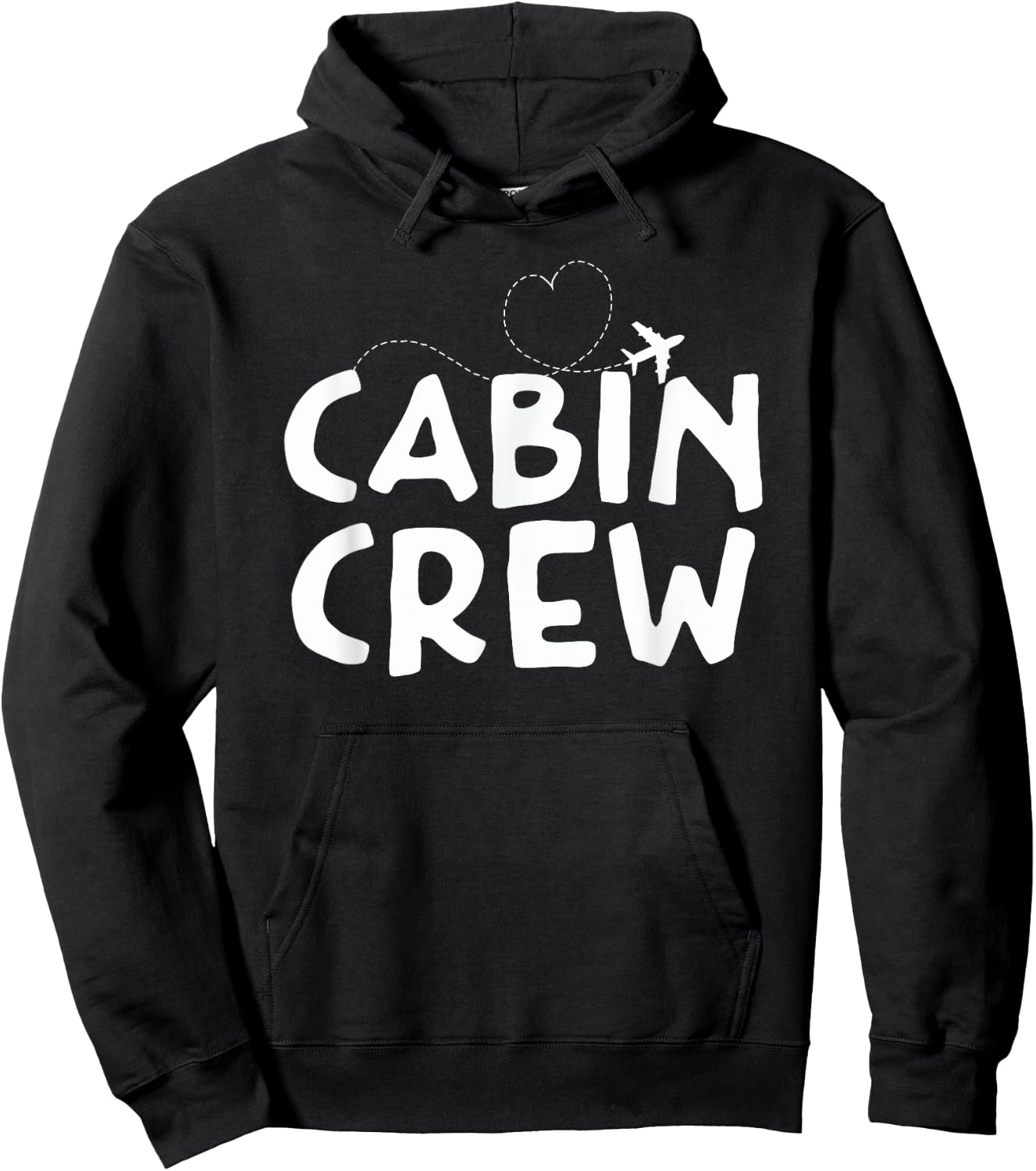 Cabin Crew Flight Attendant Airplane Lovers Hoodie - Hoodie | Black