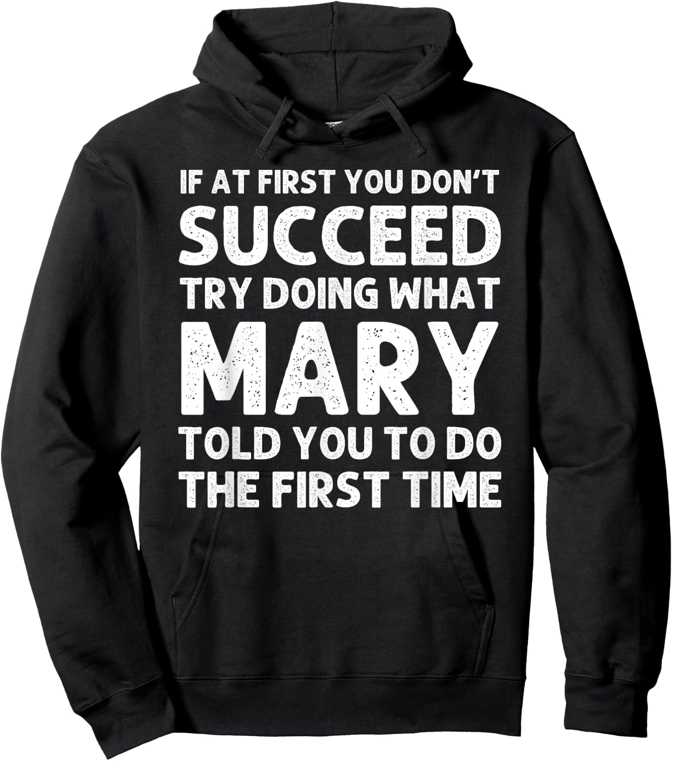 MARY Name Personalized Birthday Funny Christmas Joke Hoodie - Hoodie | Black
