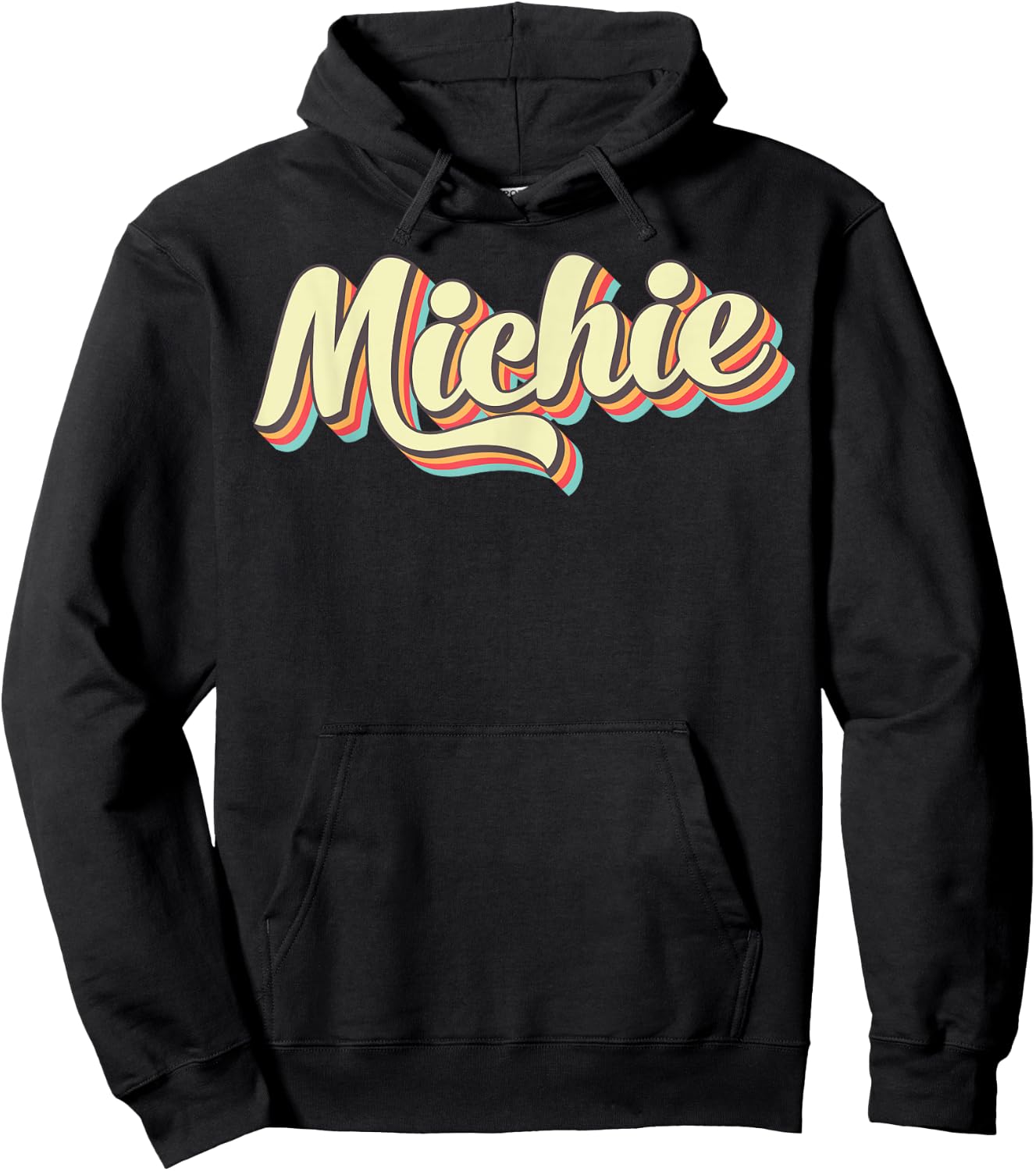 Michie Tennessee Retro Art Vintage Hoodie - Hoodie | Black
