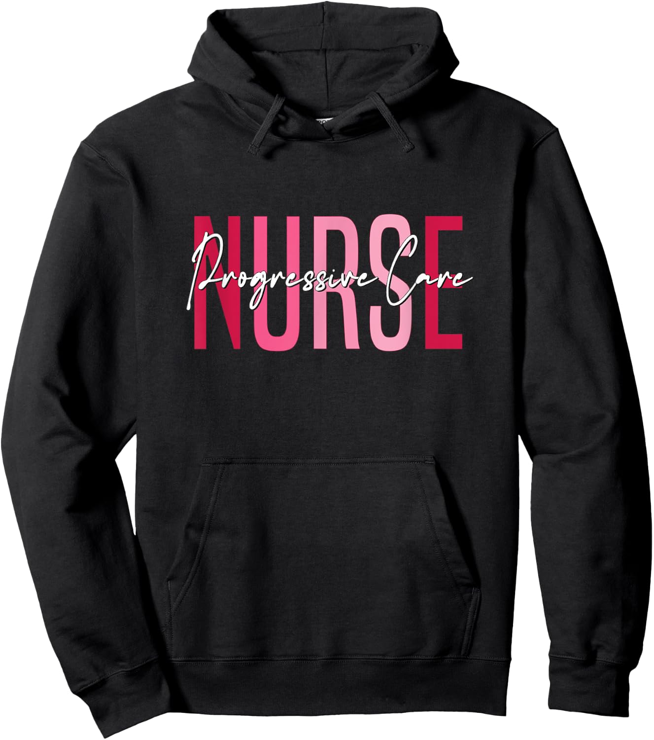 Vintage Progressive Care Nurse Progressive Care Unit Nursing Hoodie - Hoodie | Black