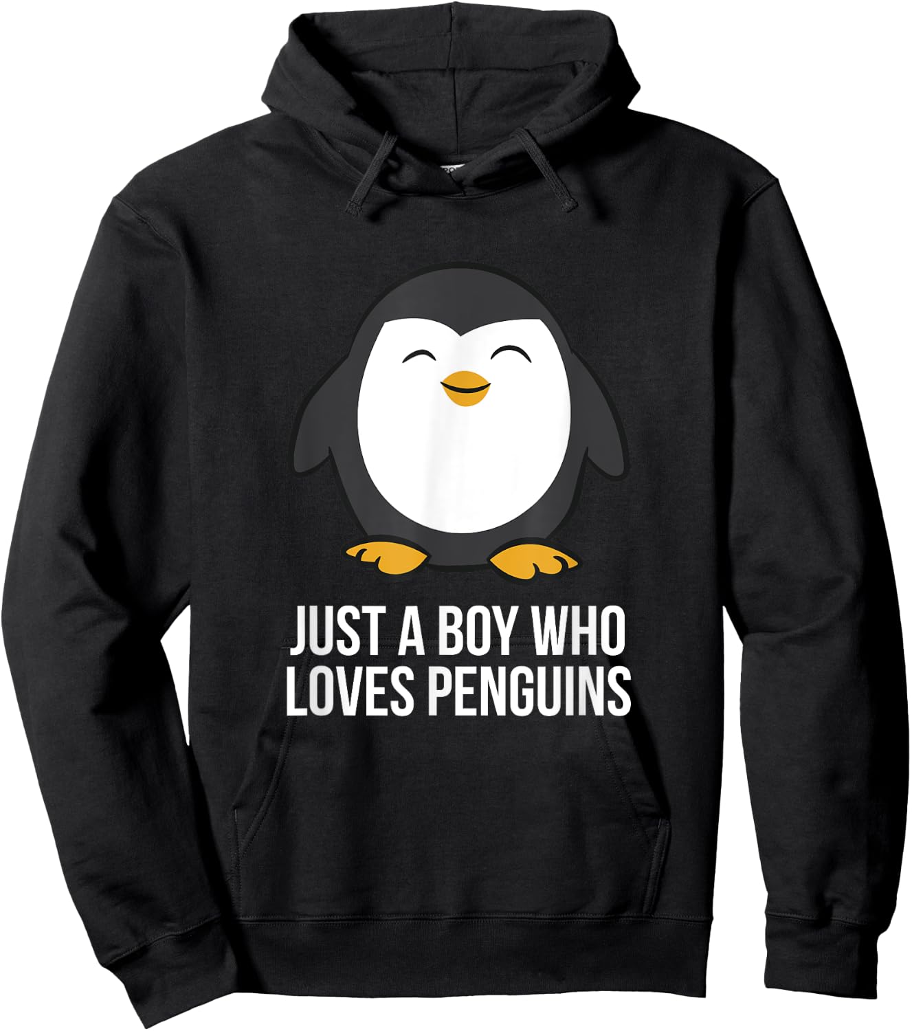 Just A Boy Who Loves Penguins Hoodie - Hoodie | Black