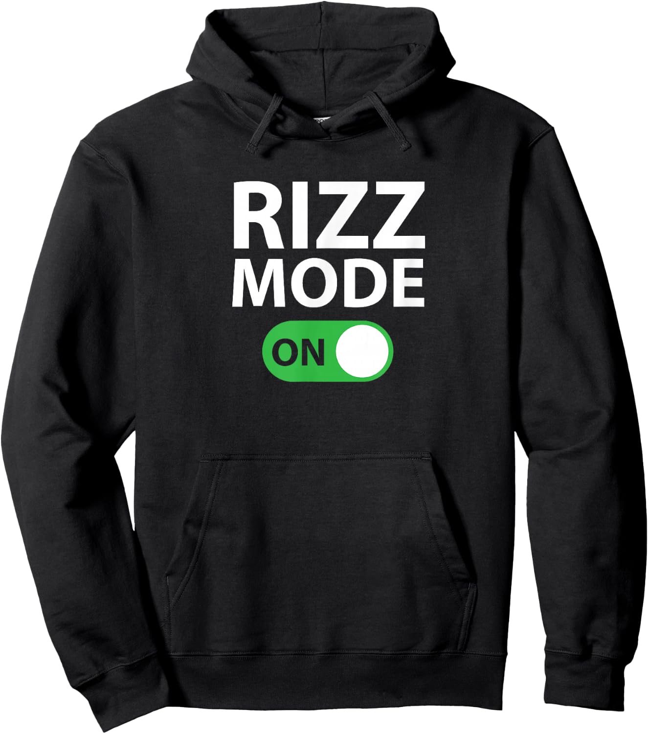 Funny Trending Meme Slang Rizz Mode On Hoodie - Hoodie | Black