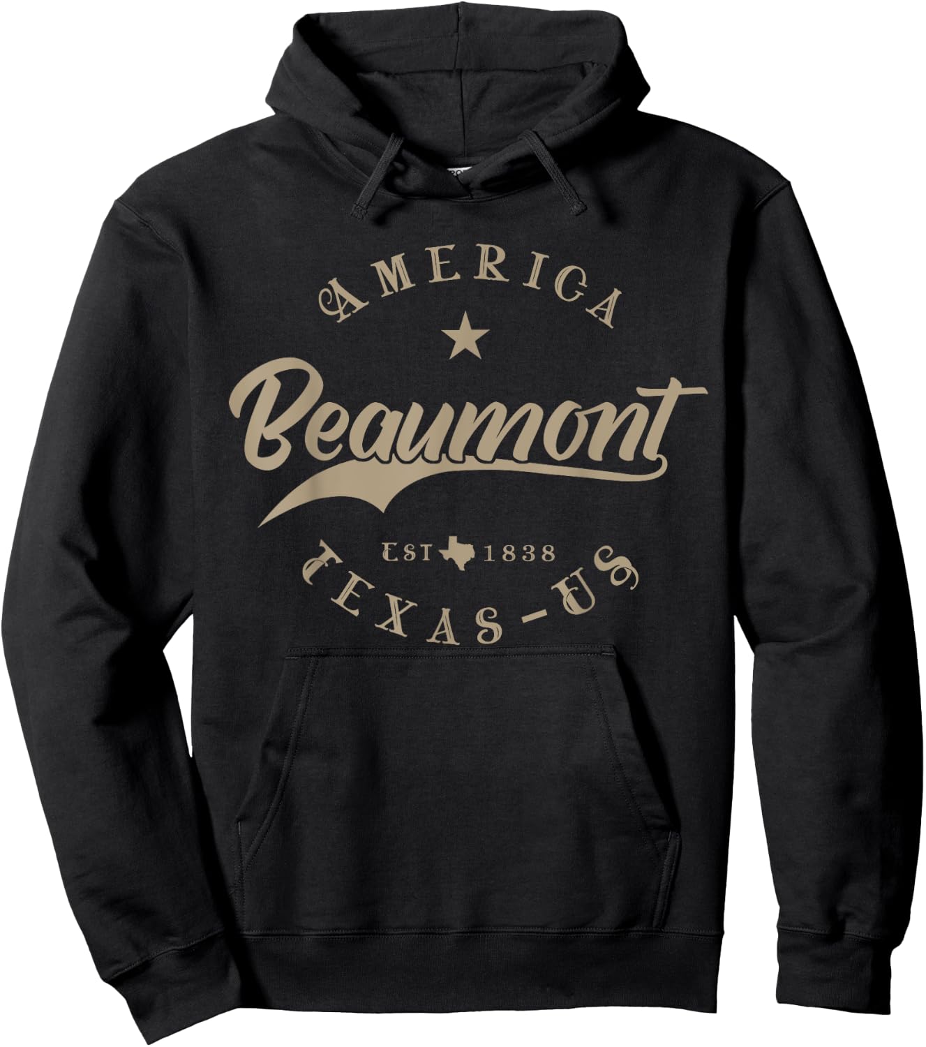 Beaumont TX | Texas Hoodie - Hoodie | Black