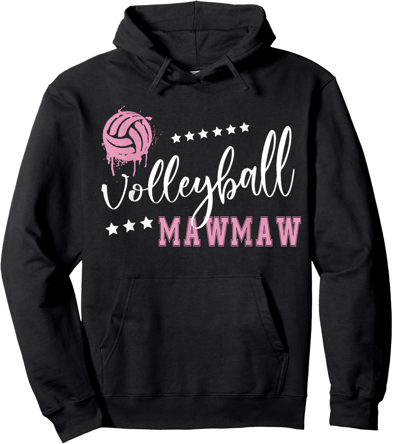 Volleyball Mawmaw Gifts Hoodie - Hoodie | Black