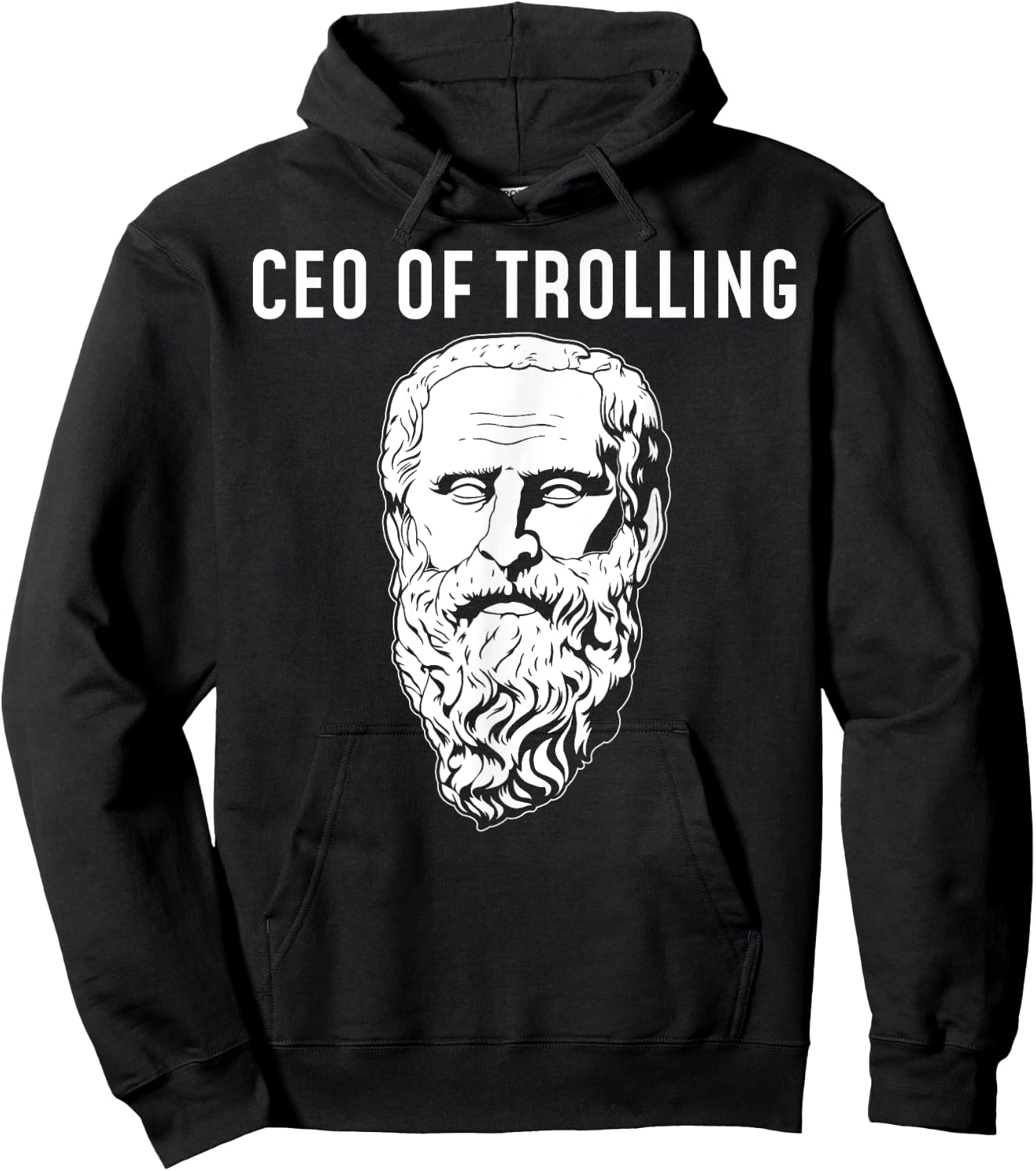 CEO Of Trolling Funny Philosopher Diogenes Hoodie - Hoodie | Black