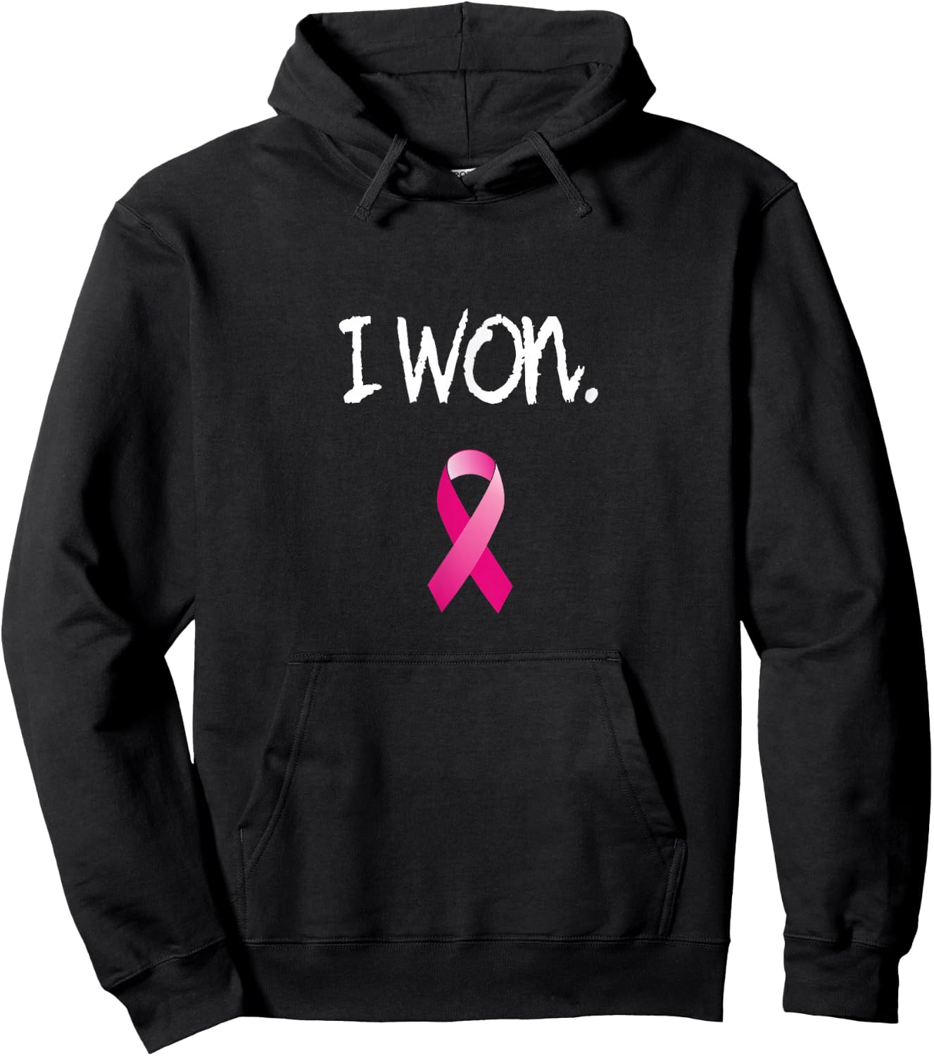 Survivor Breast Cancer Awareness Hoodie - Hoodie | Black