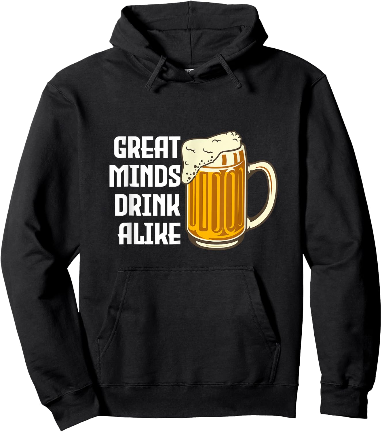 Big Heads Thinkers Drinking Drinkers Drinking Alcohol Gift Hoodie - Hoodie | Black