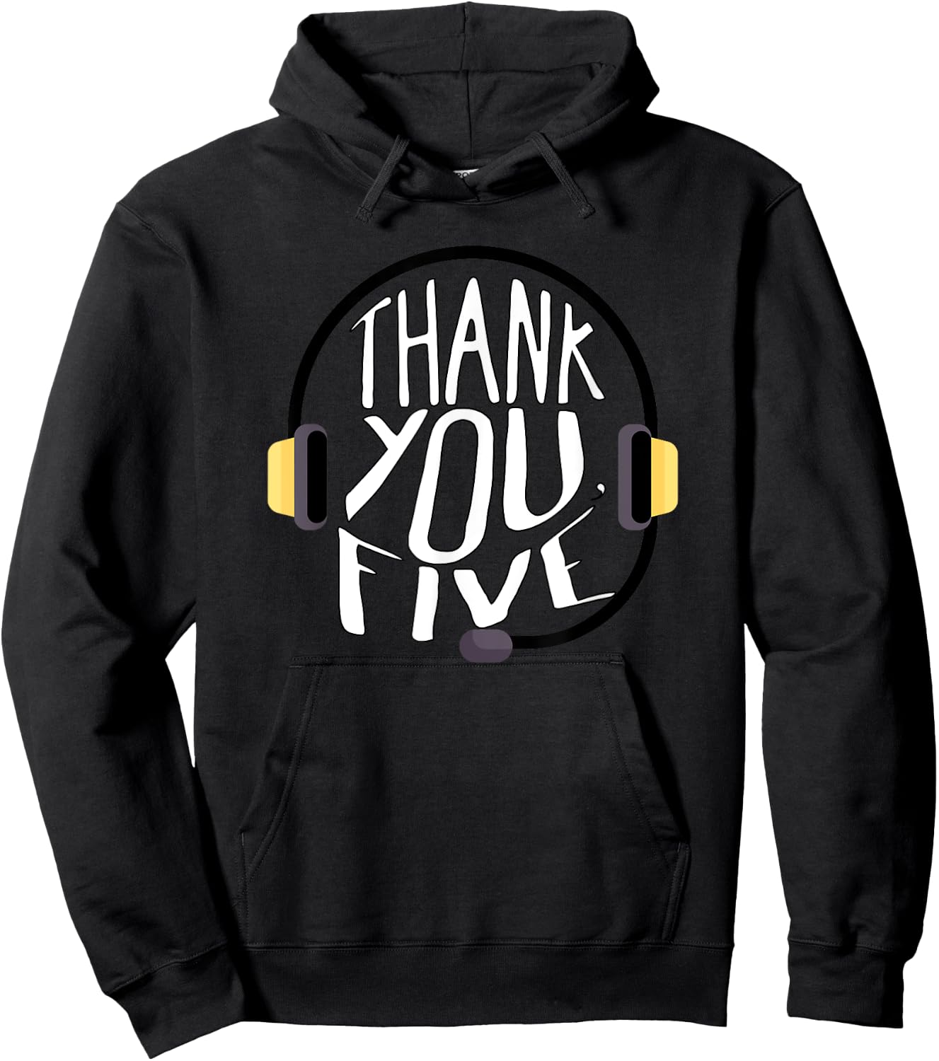 Thank You Five Theatre Musical Backstage Crew Stage Team Hoodie - Hoodie | Black
