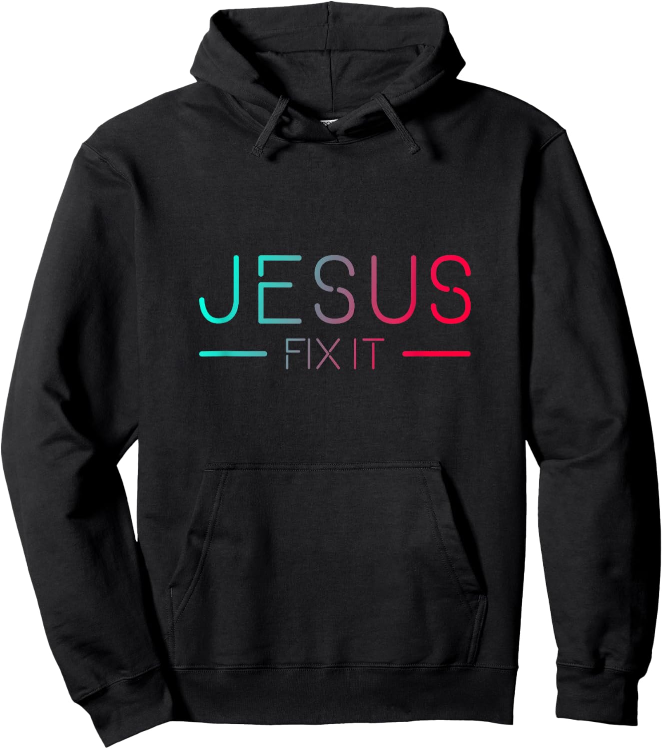 Christian - Jesus Fix It Faith Filled Hoodie - Hoodie | Black