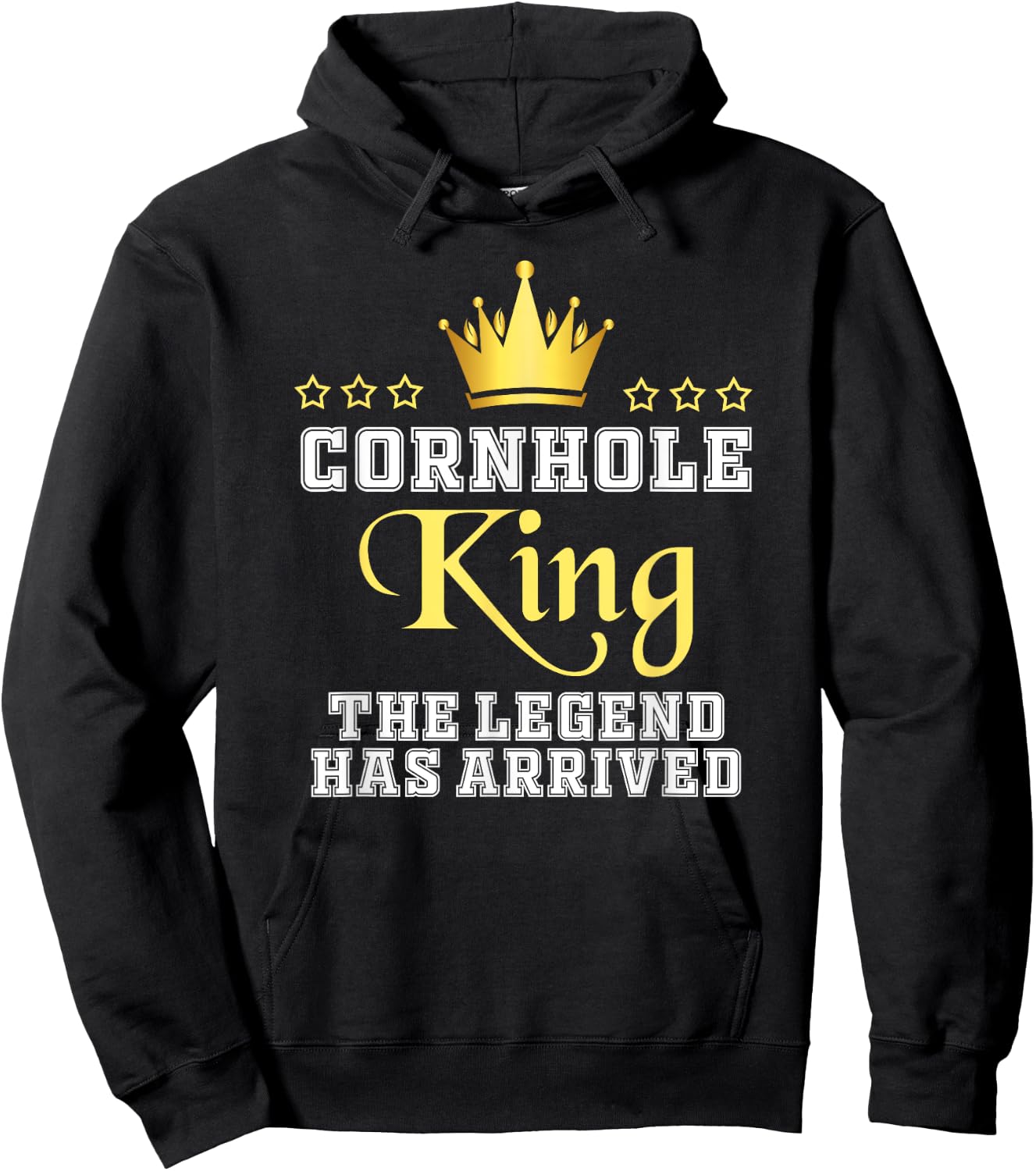 Cornhole King Hoodie - Hoodie | Black