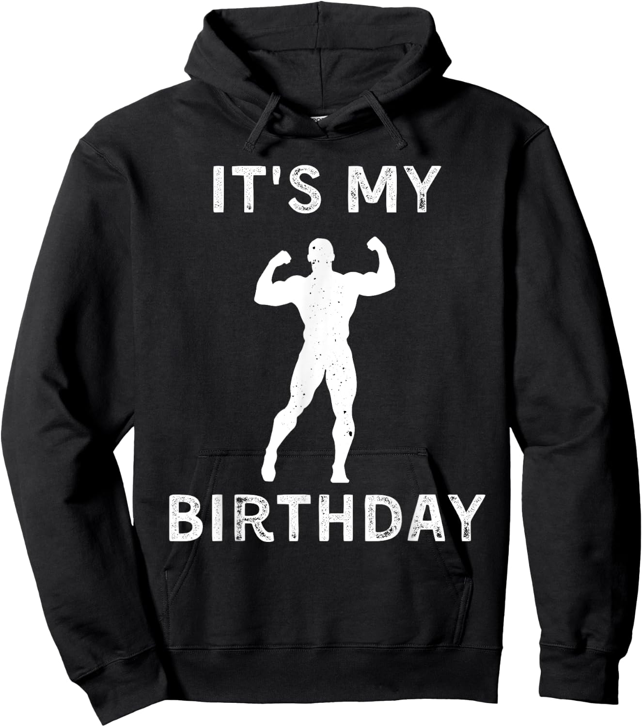 It's My Birthday Lifting Weights Lover Vintage Retro Hoodie - Hoodie | Black