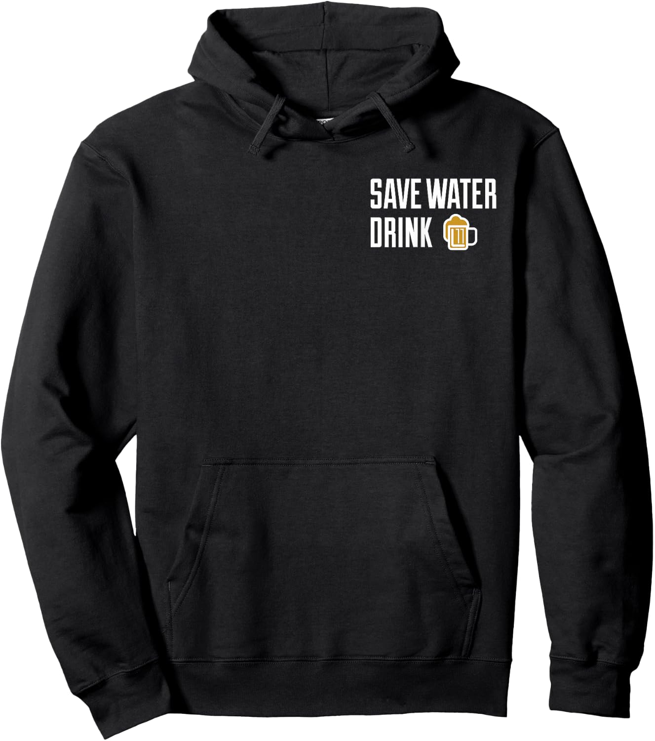 Save Water Drink Beer Hoodie - Hoodie | Black