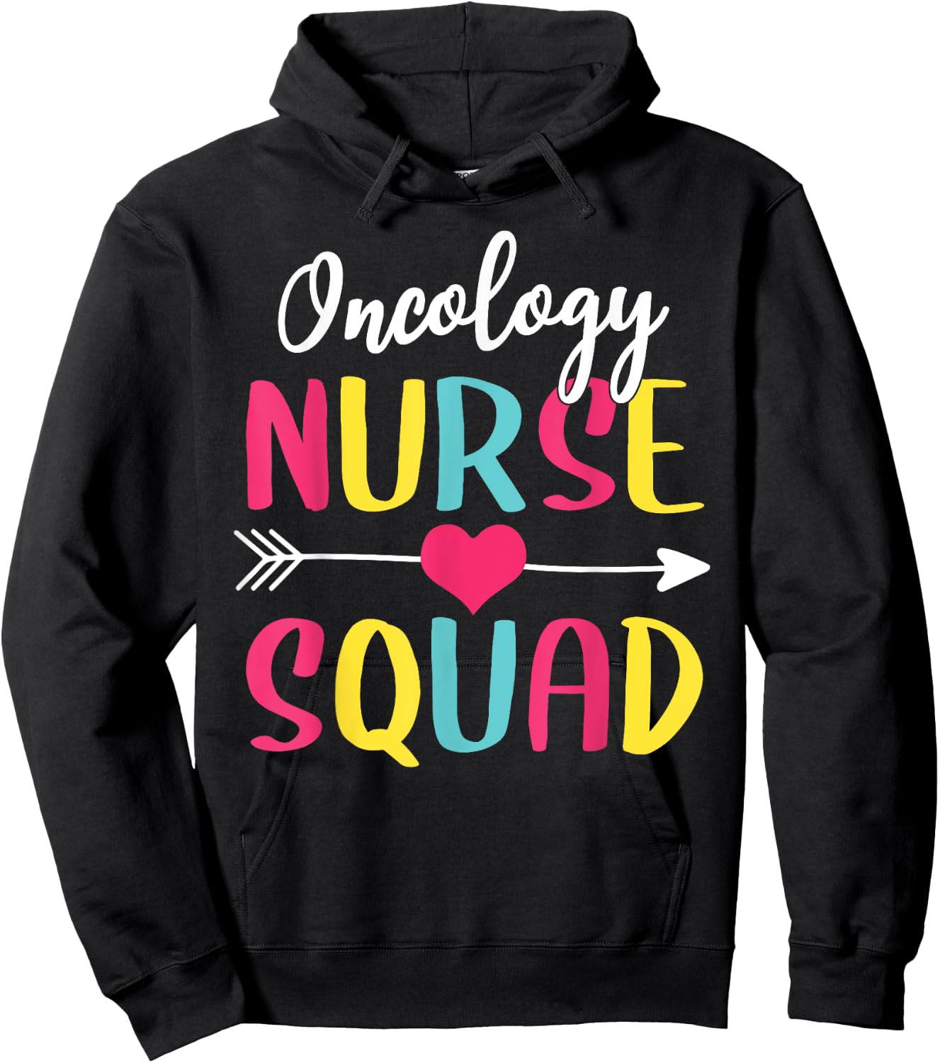 Oncology Nurse Squad Cute Funny Nurses Hoodie - Hoodie | Black