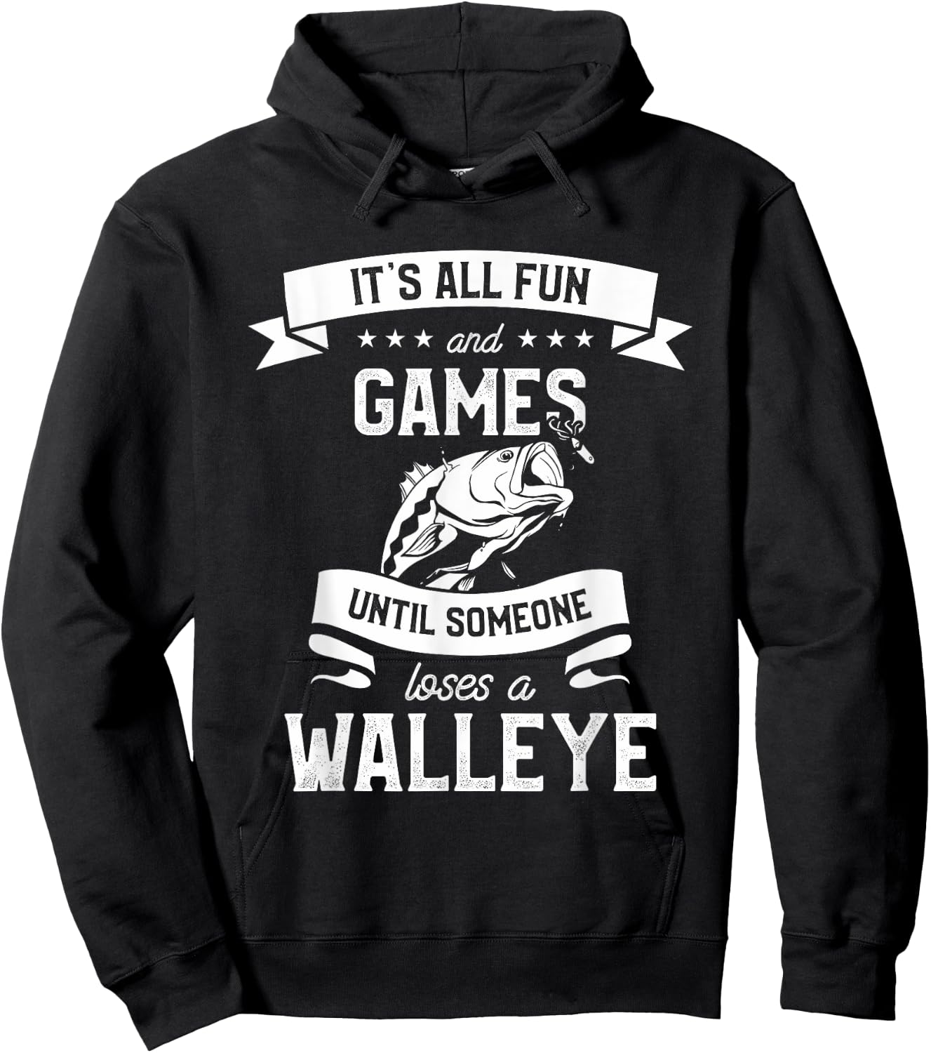 It's All Fun Games Until Someone Loses A Walley Hoodie - Hoodie | Black