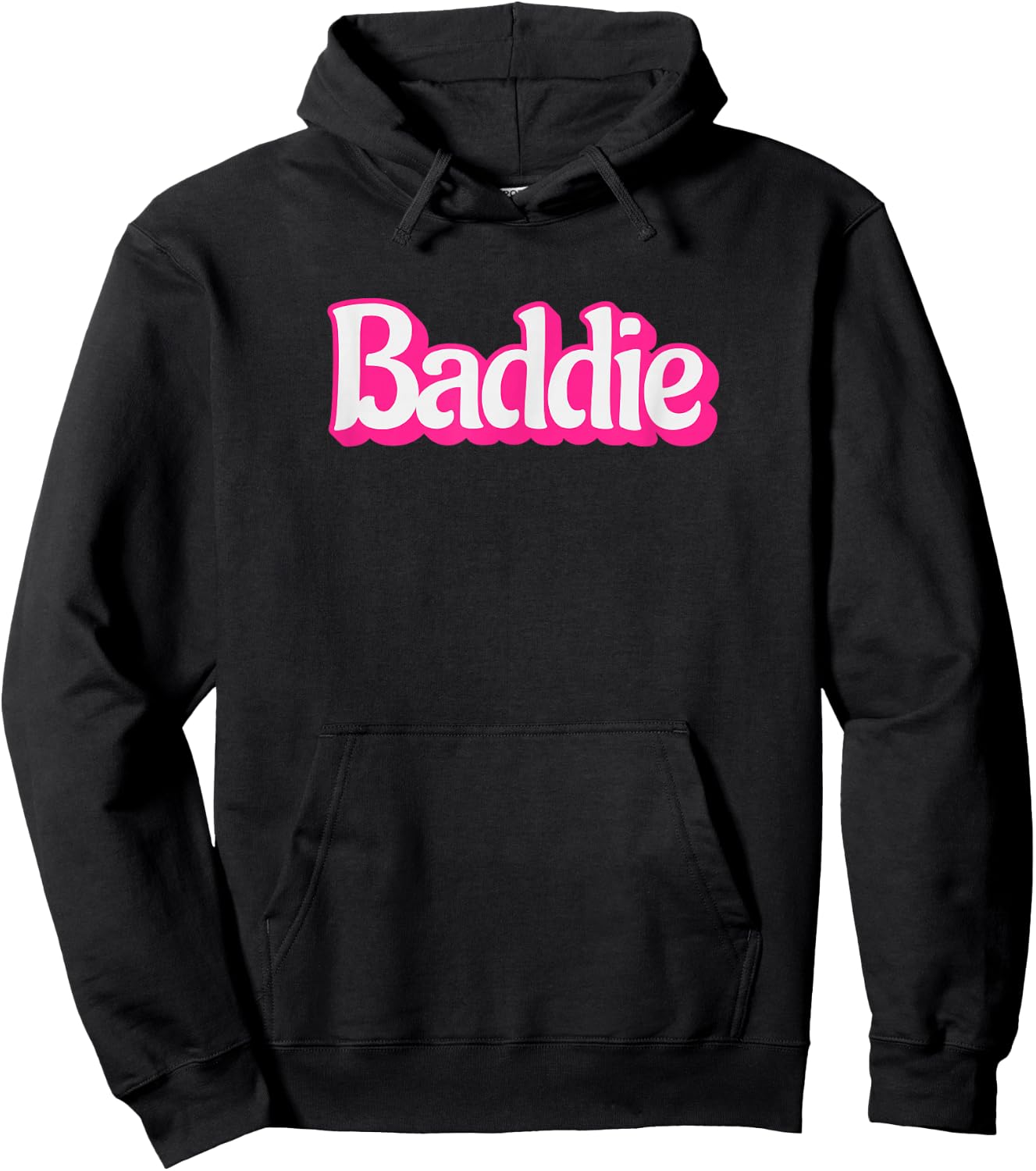 Baddie Design for Confident Girls and Women Hoodie - Hoodie | Black