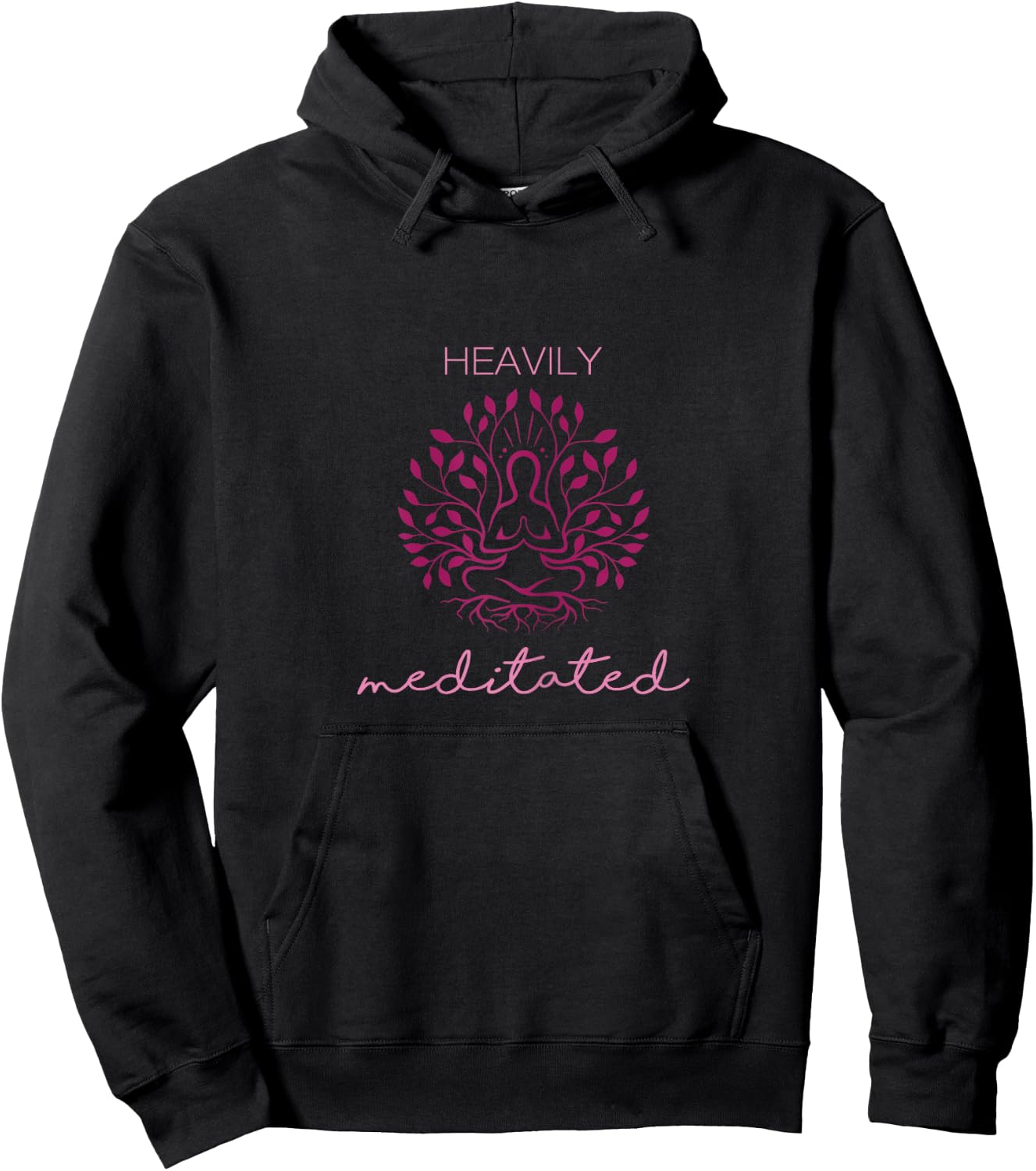 Heavily Meditated Yoga Meditation Spiritual Hoodie - Hoodie | Black