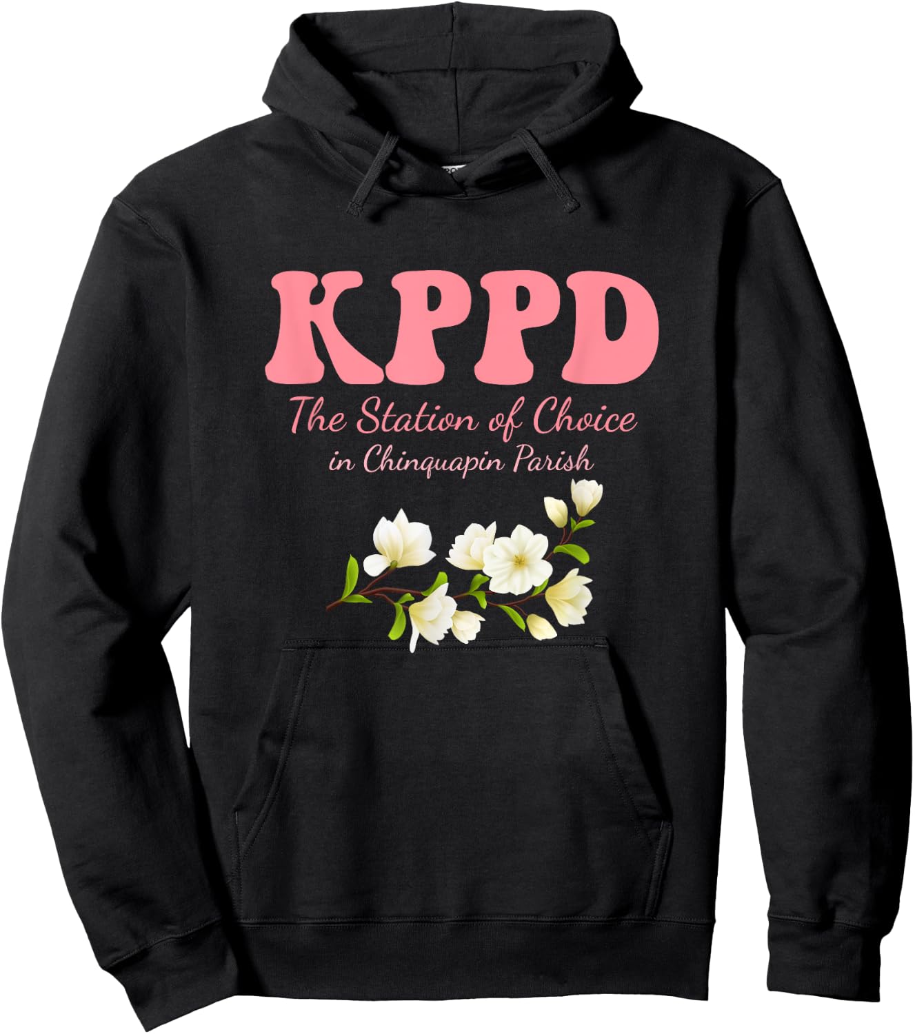 KPPD The Station Of Choice In Chinquapin Parish Hoodie - Hoodie | Black