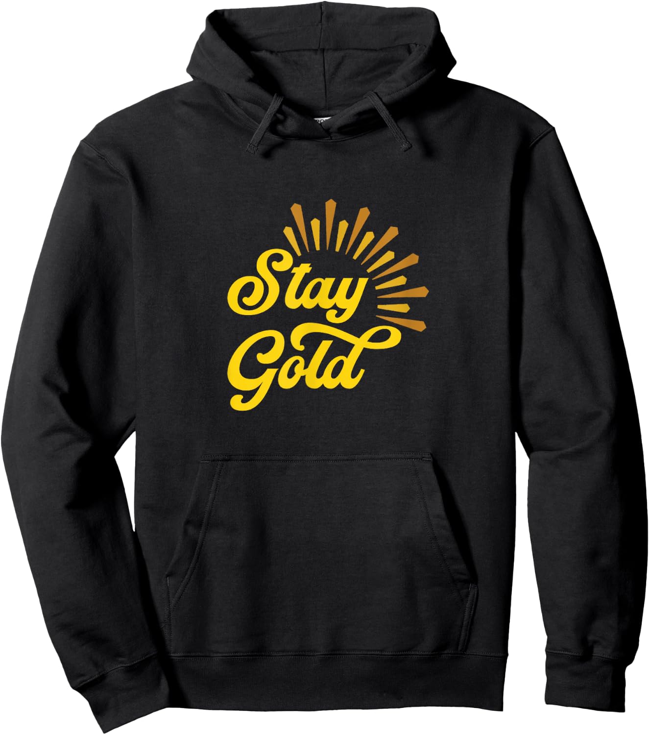 Stay Gold Hoodie - Hoodie | Black