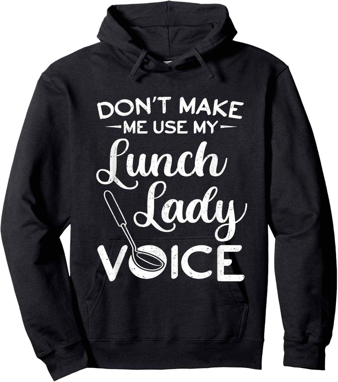Lunch Lady Outift Cafeteria Worker Cafeteria Lady Hoodie - Hoodie | Black