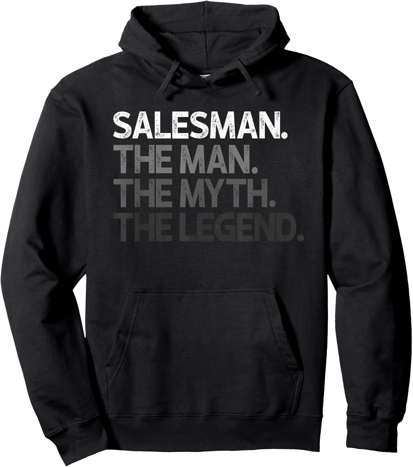 Salesman Gift Man Myth The Legend Hoodie - Hoodie | Black