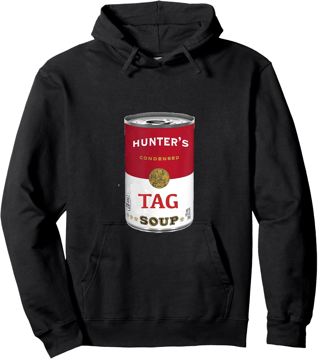 Funny Deer Hunting Tag Soup Hoodie - Hoodie | Black