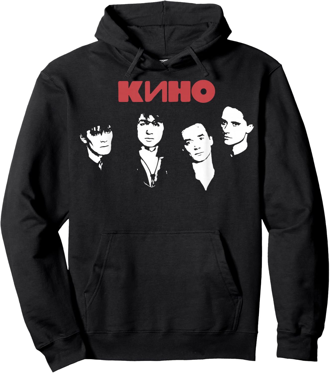 Wiktor Zoi Rock Musician Russia Cinema USSR Hoodie - Hoodie | Black
