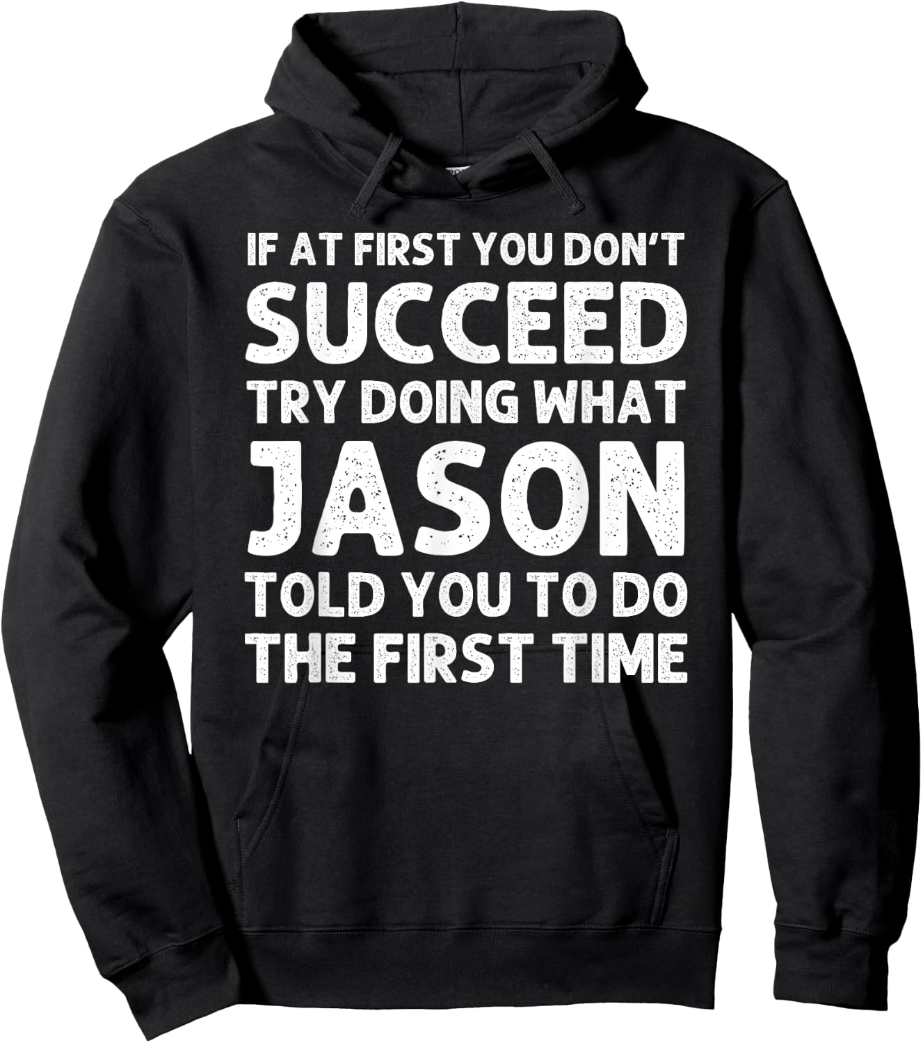 Jason Gift Name Personalized Birthday Funny Christmas Joke Hoodie - Hoodie | Black