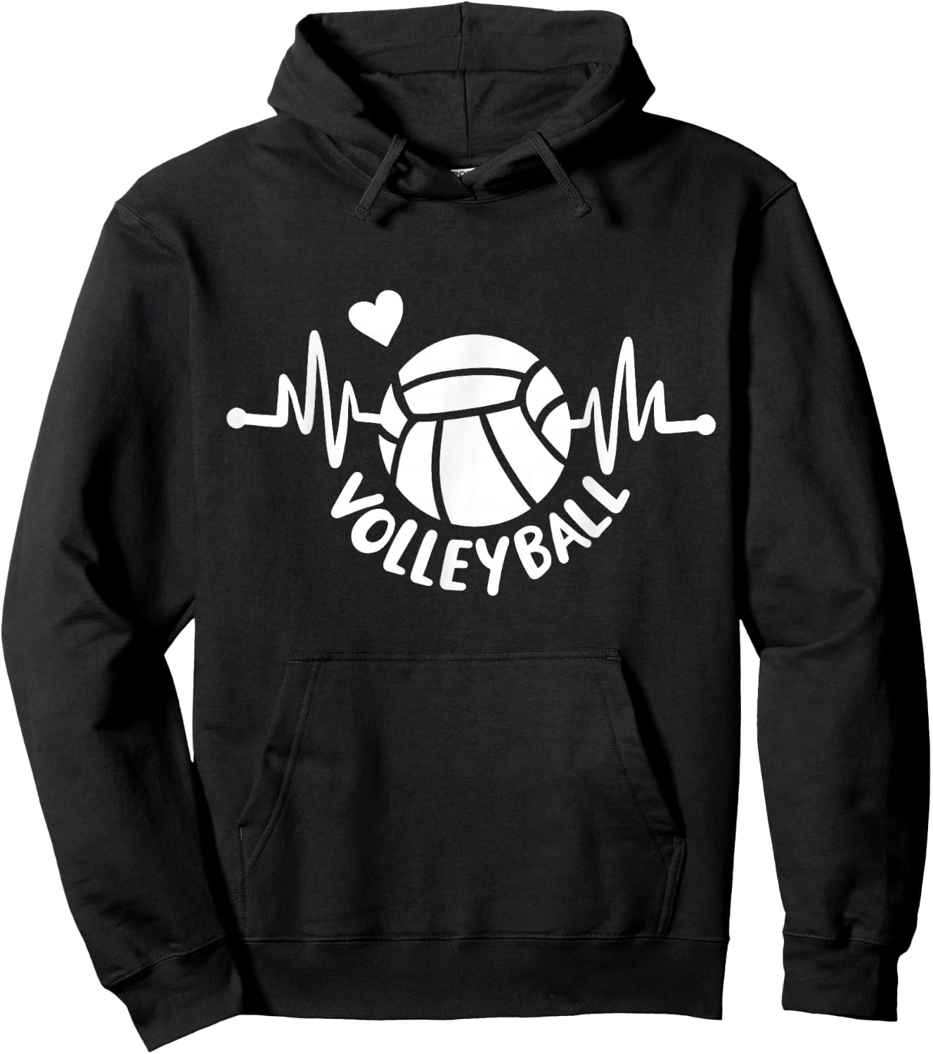 Volleyball Girl Hoodie - Hoodie | Black