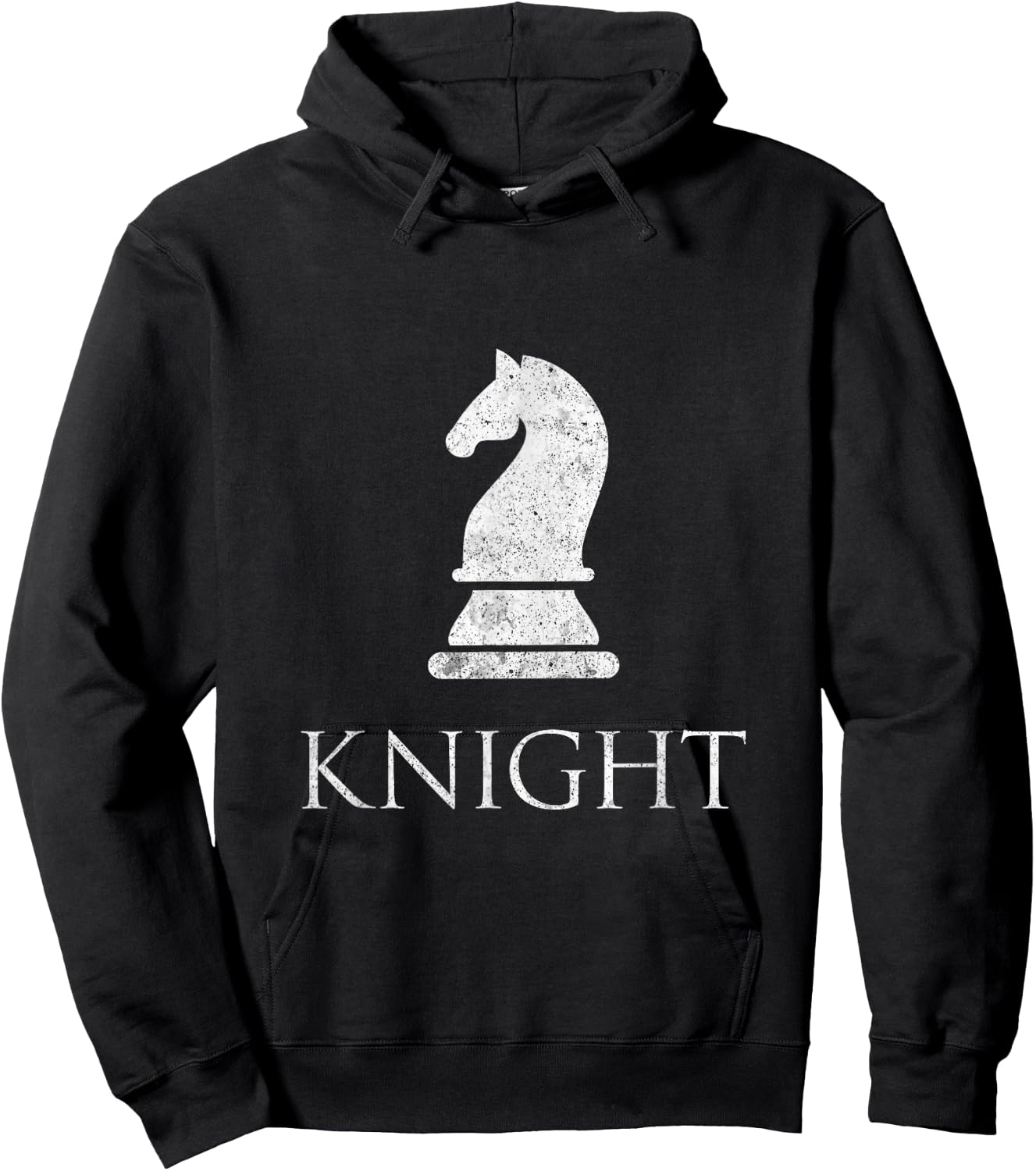 Knight Chess Piece Game Matching Simple Halloween Costume Hoodie - Hoodie | Black