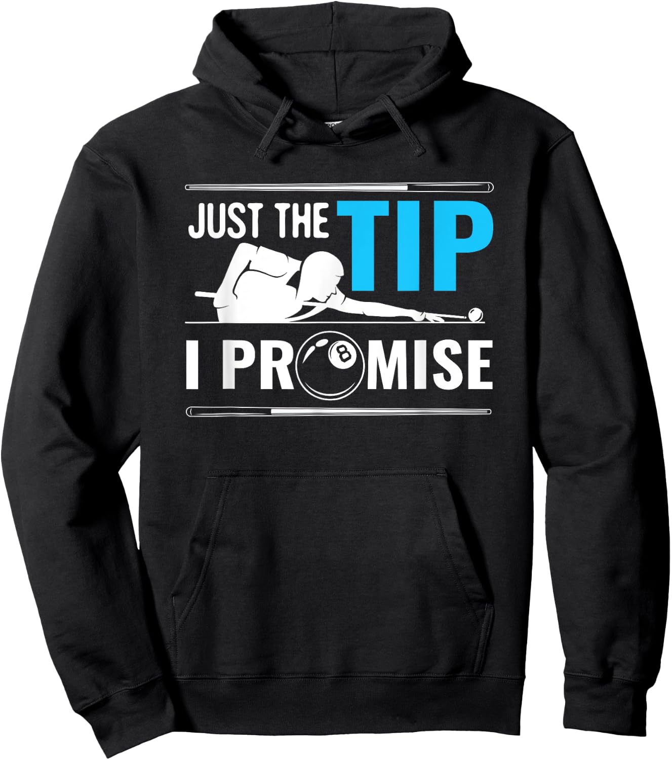 Billiards Cue Sport Game Pool Balls Billiard Player Gift Hoodie - Hoodie | Black