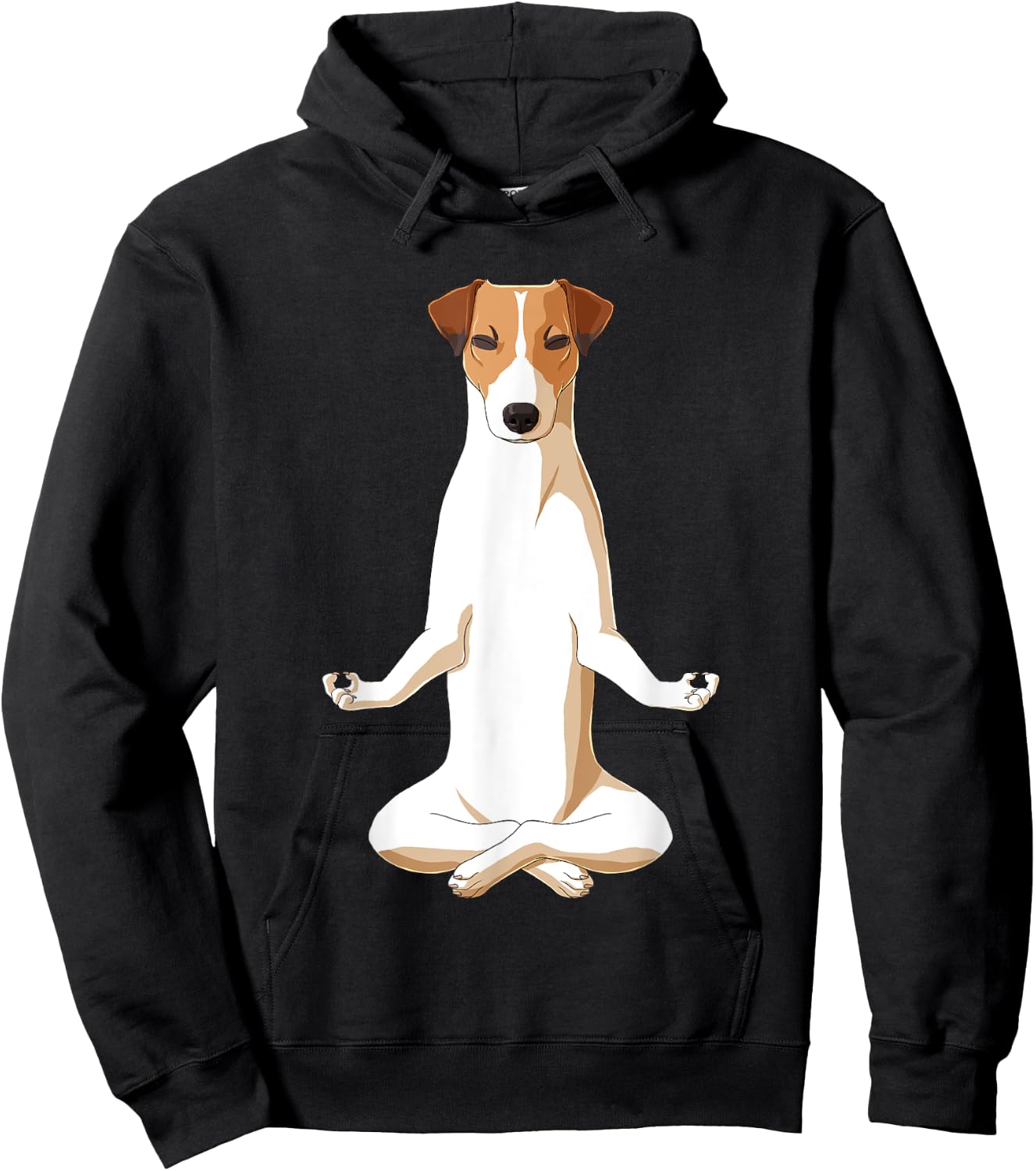 Yoga Dog Jack Russell Terrier Hoodie - Hoodie | Black