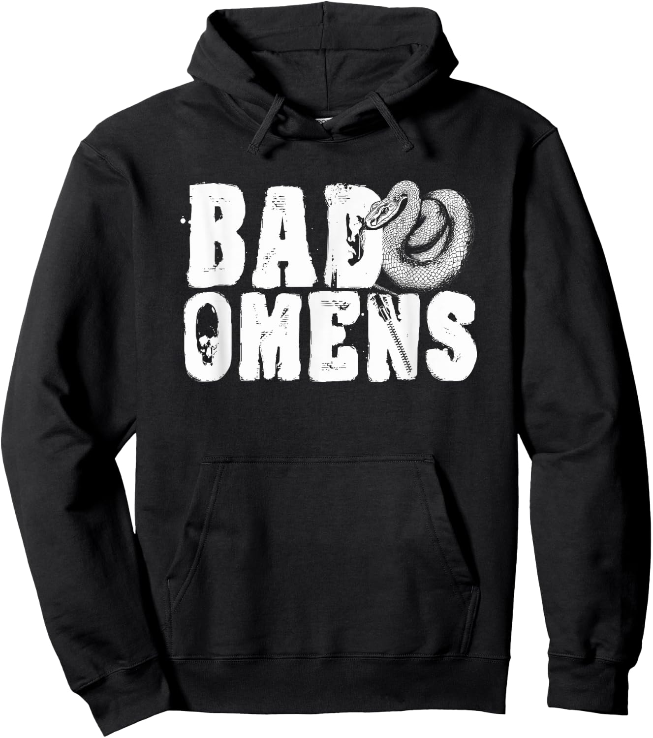 Bad Omens Snake Grunge Goth Snake Bad Omens Hoodie - Hoodie | Black