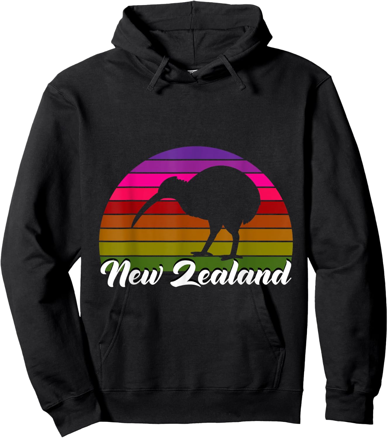 Auckland Kiwi New Zealander Backpacker Gift New Zealand Hoodie - Hoodie | Black