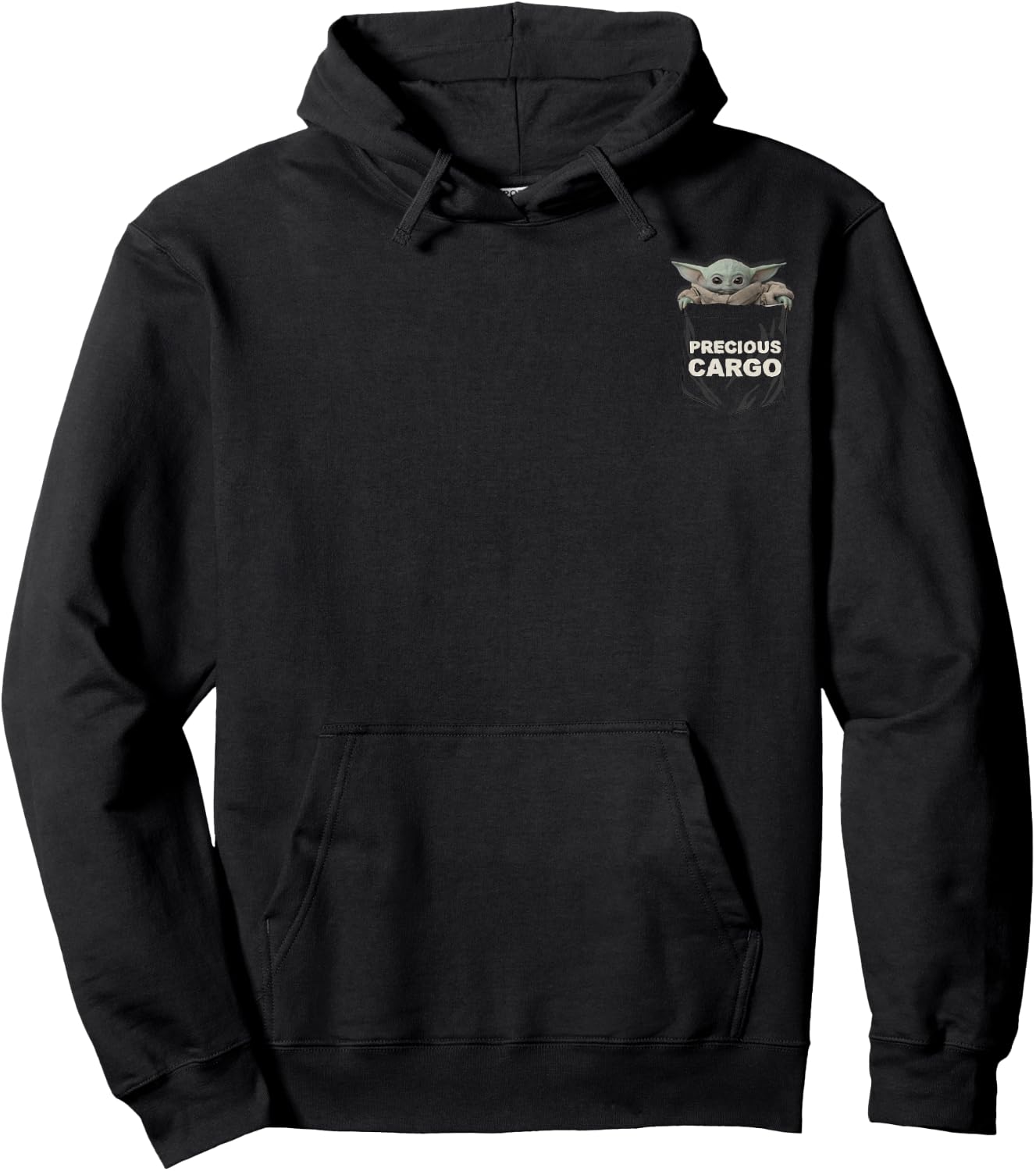 Star Wars The Mandalorian The Child Precious Cargo Pocket Hoodie - Hoodie | Black