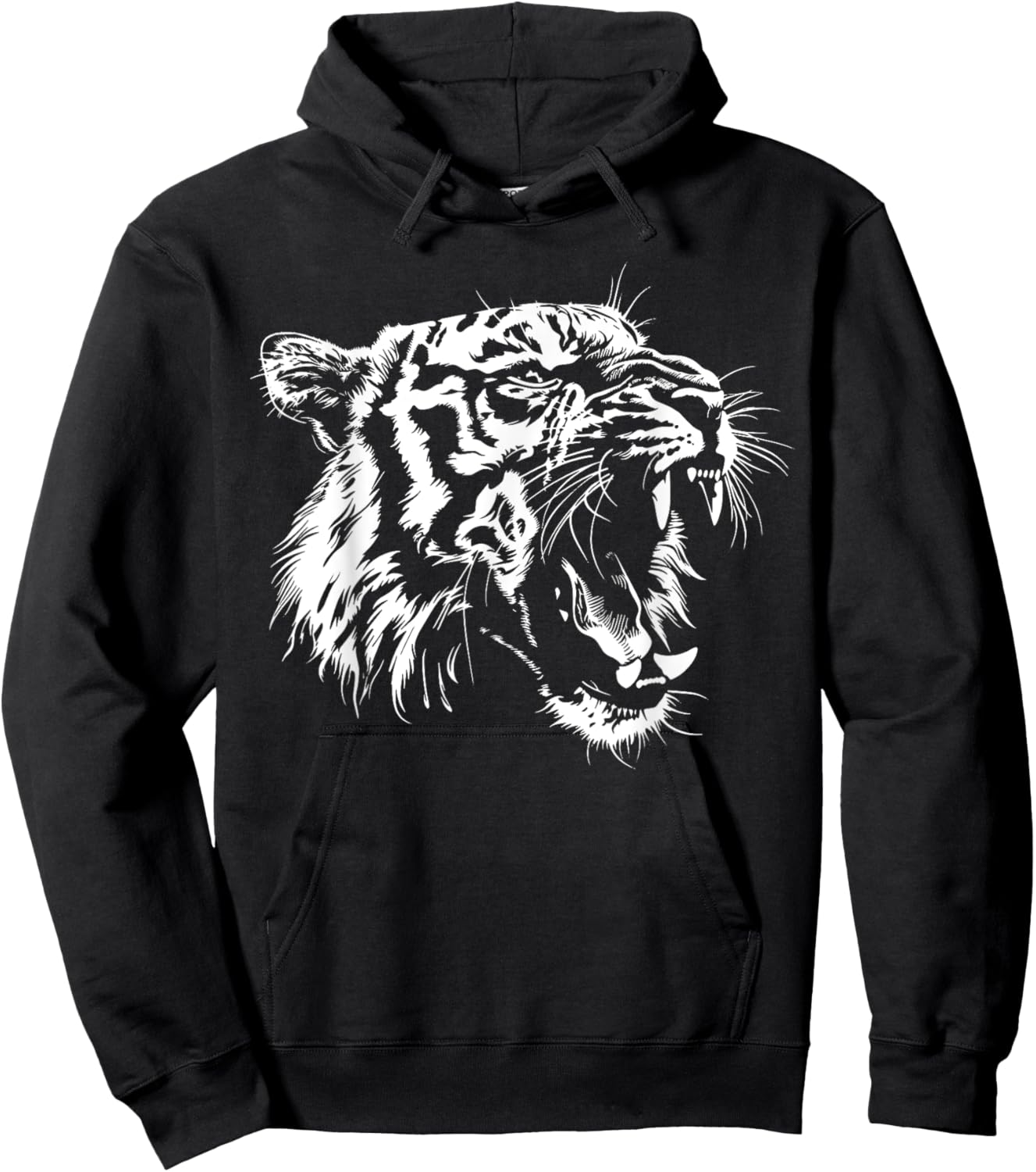 Tiger Graphic Hoodie - Hoodie | Black