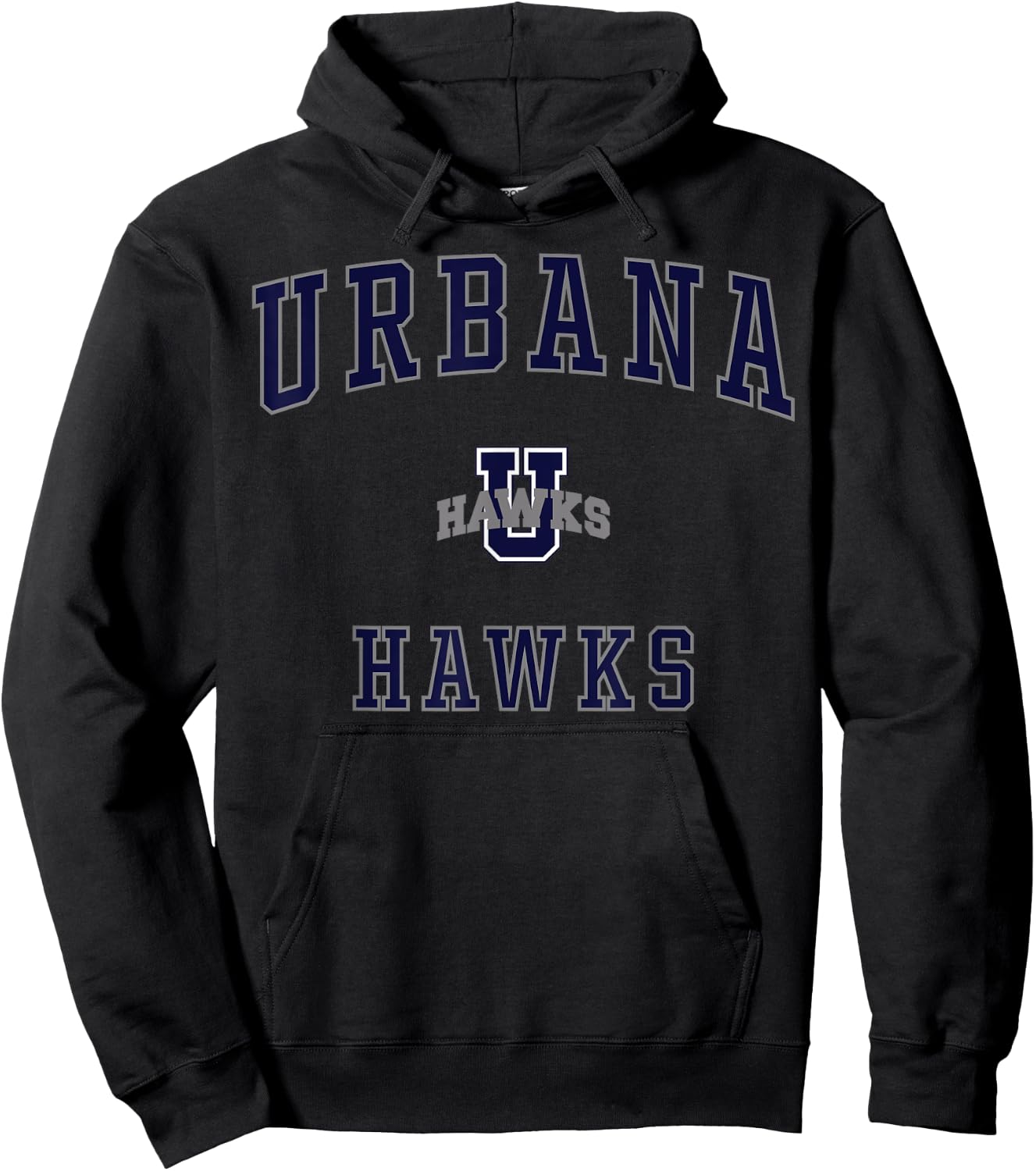 Urbana High School Hawks Hoodie - Hoodie | Black