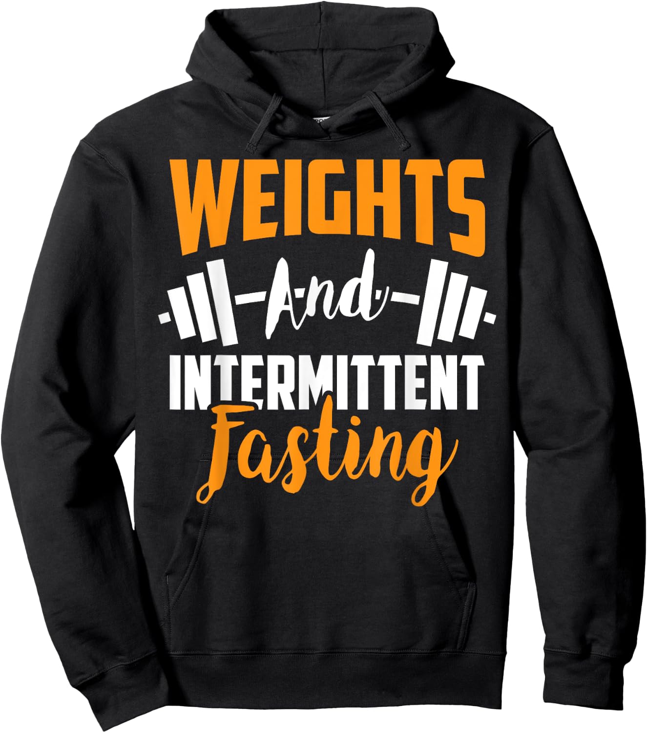 Weights And Intermittent Fasting Health Diet Hoodie - Hoodie | Black