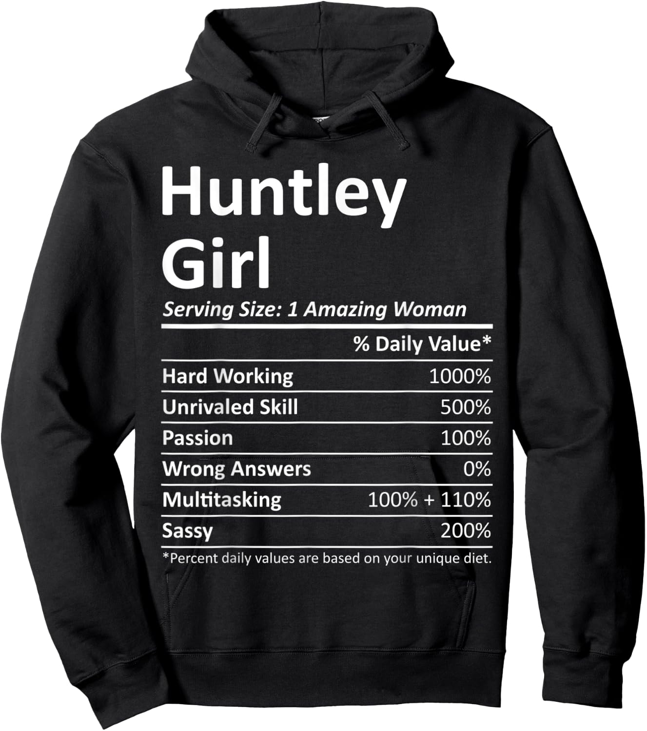 HUNTLEY GIRL IL ILLINOIS Funny City Home Roots USA Gift Hoodie - Hoodie | Black