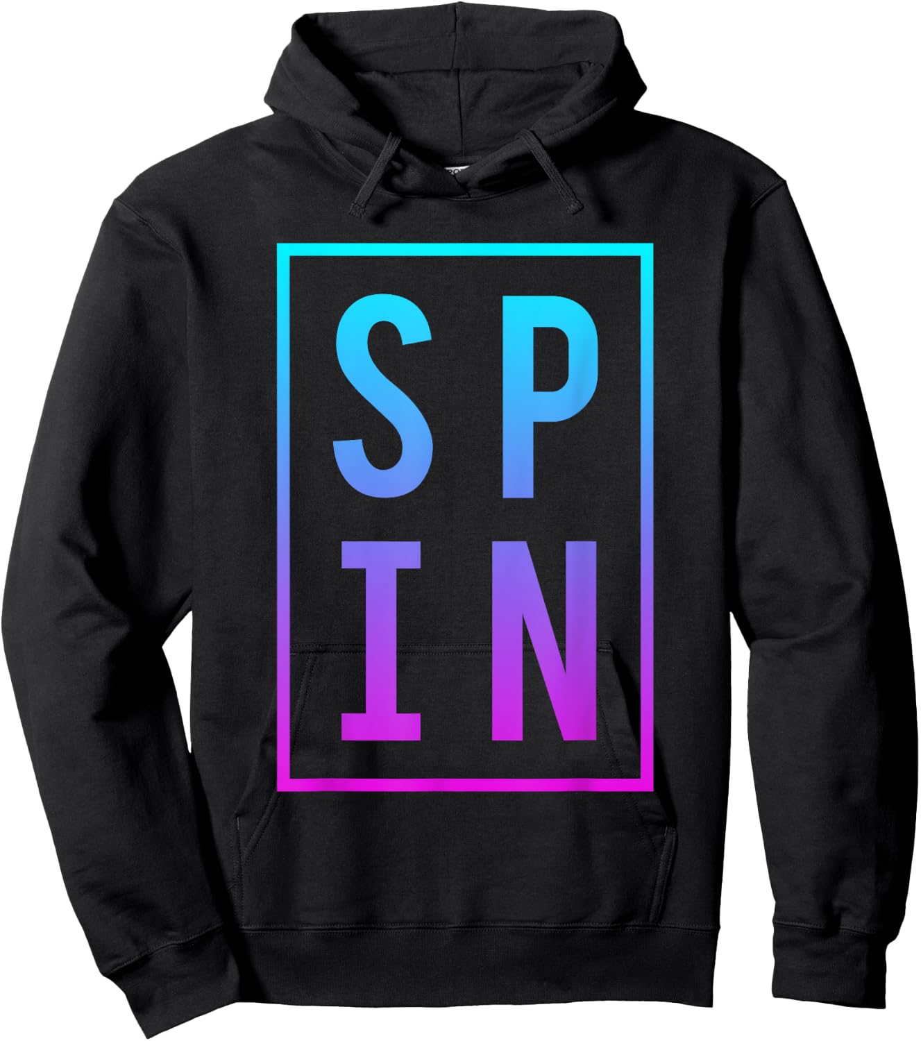 Cool Spinning Class Saying Gym Workout Fitness Spin Gift Hoodie - Hoodie | Black
