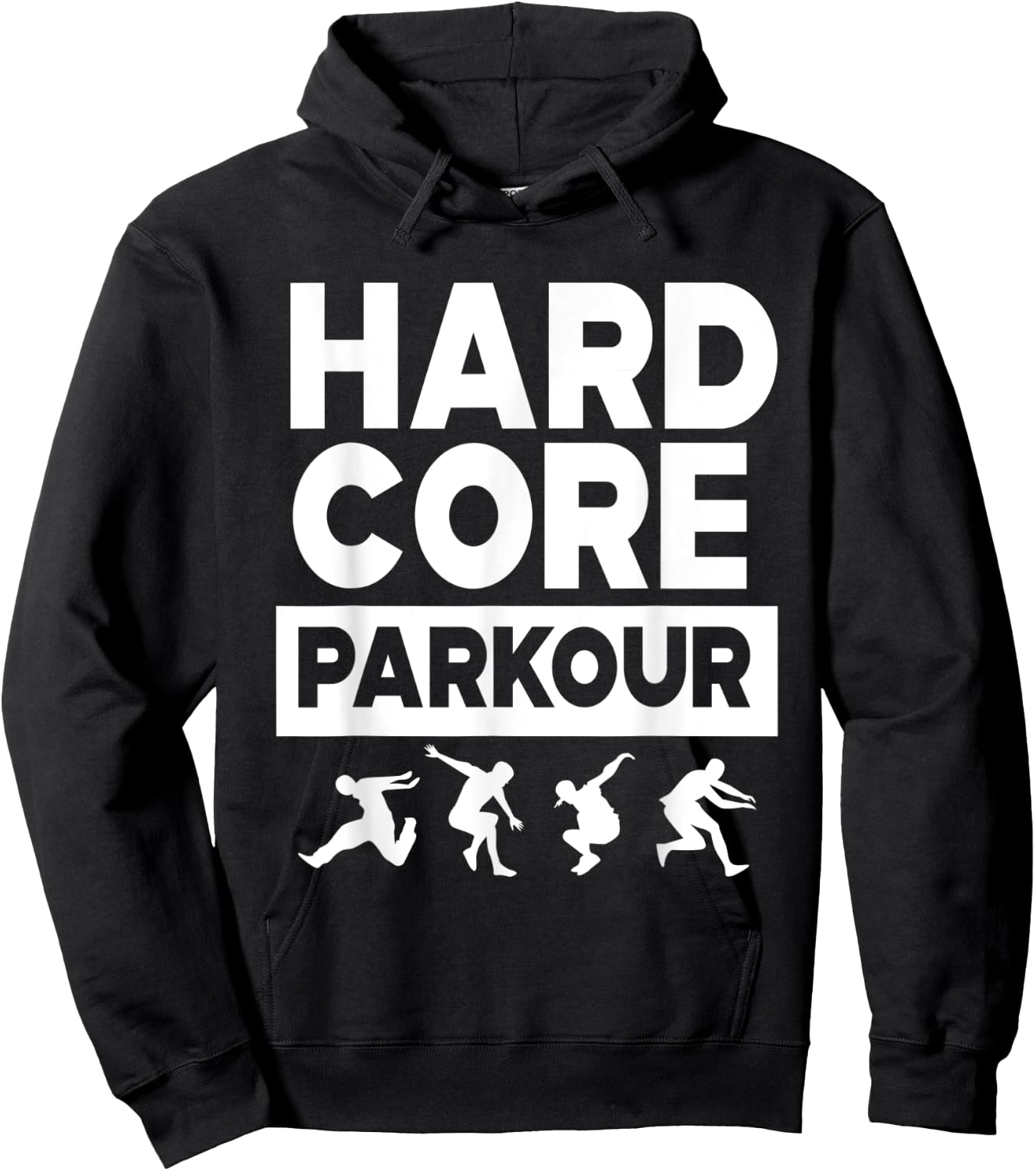 Hard Core Parkour For Boys Hoodie - Hoodie | Black