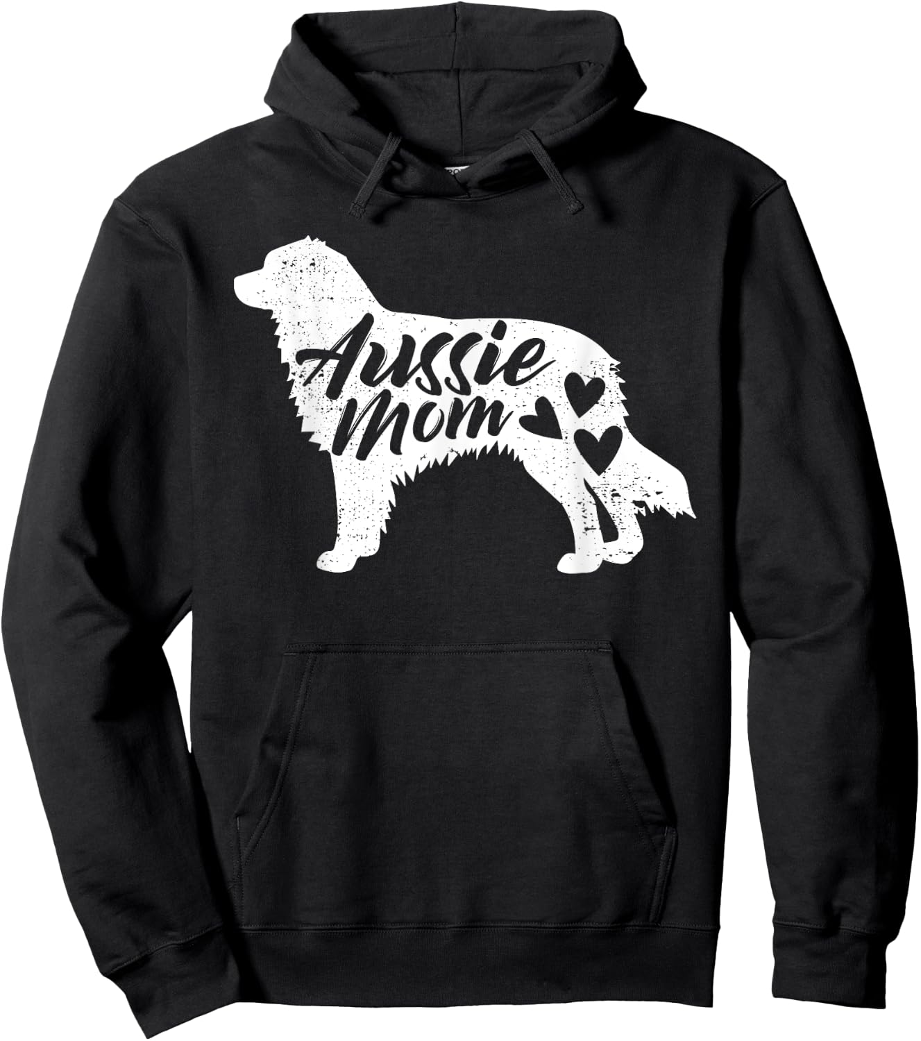 Australian Shepherd Mom Aussie Gifts for Dog Lovers Merle Hoodie - Hoodie | Black