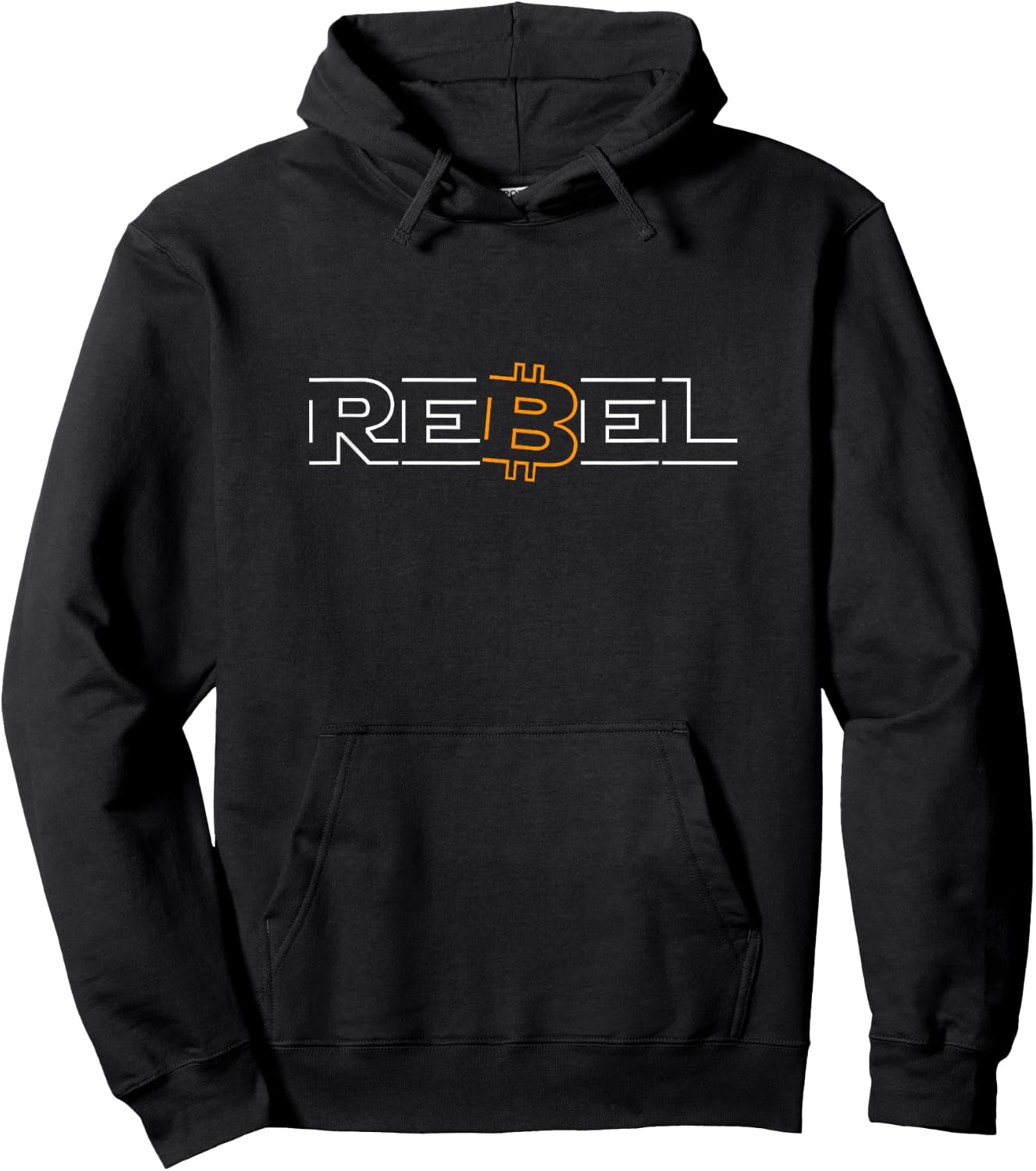 Rebel Bitcoin Crypto Currency DeFi HODL BTC Hoodie - Hoodie | Black