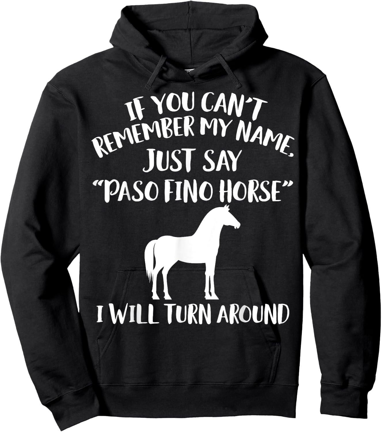 Paso Fino Apparel - Funny Amazing Horse Lovers Design Hoodie - Hoodie | Black