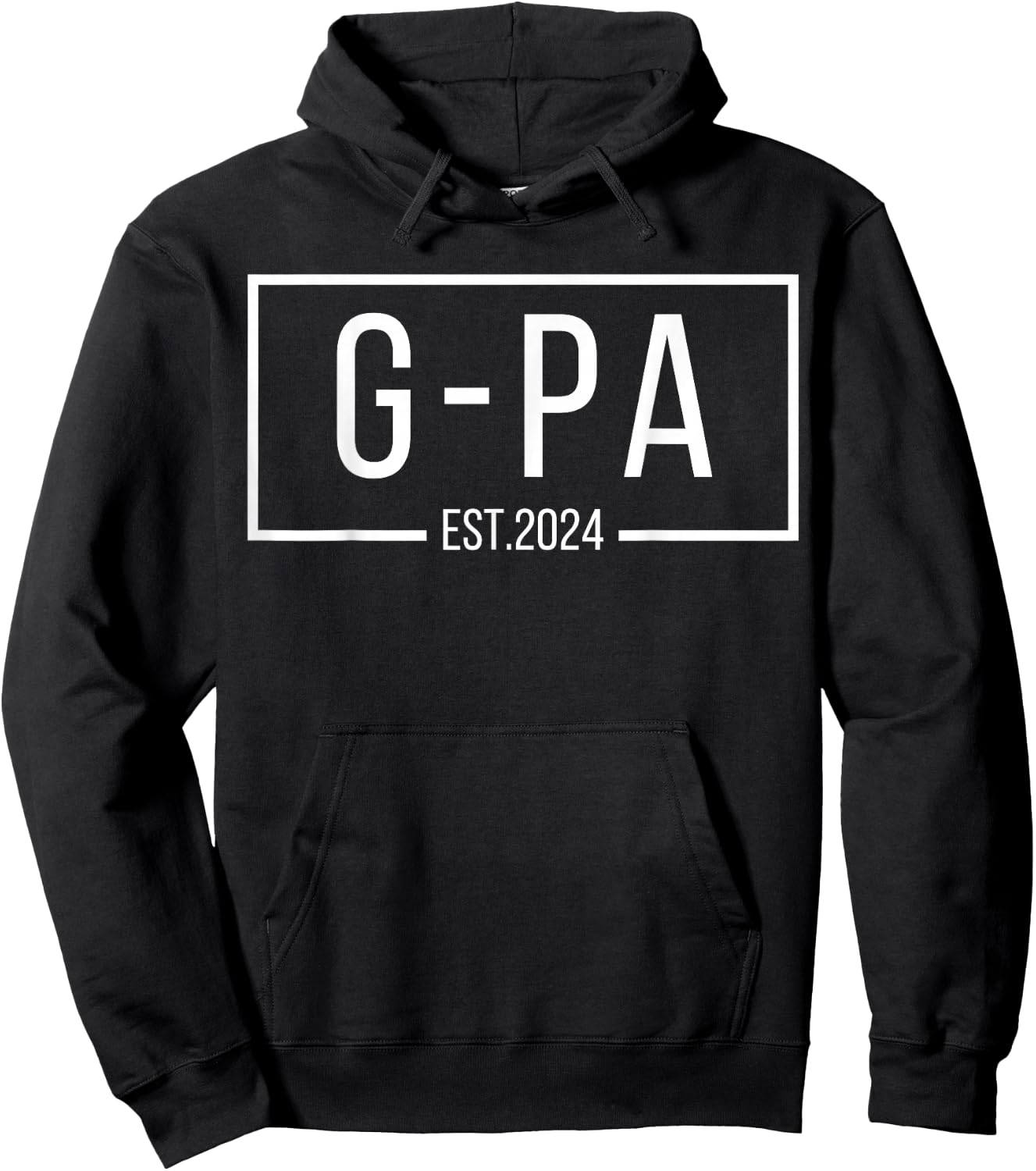 G-pa Est. 2024 Expect Baby 2024, Proud Father 2024 New G-pa Hoodie - Hoodie | Black