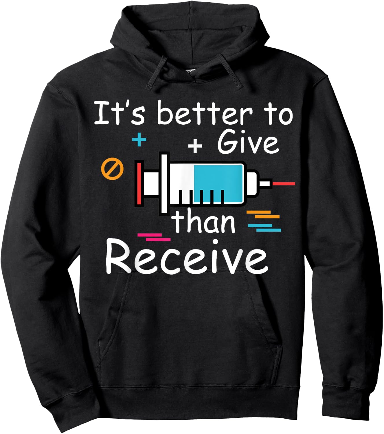 Flu Season Funny Flu Shot Doctor Medicine Health Vaccination Hoodie - Hoodie | Black