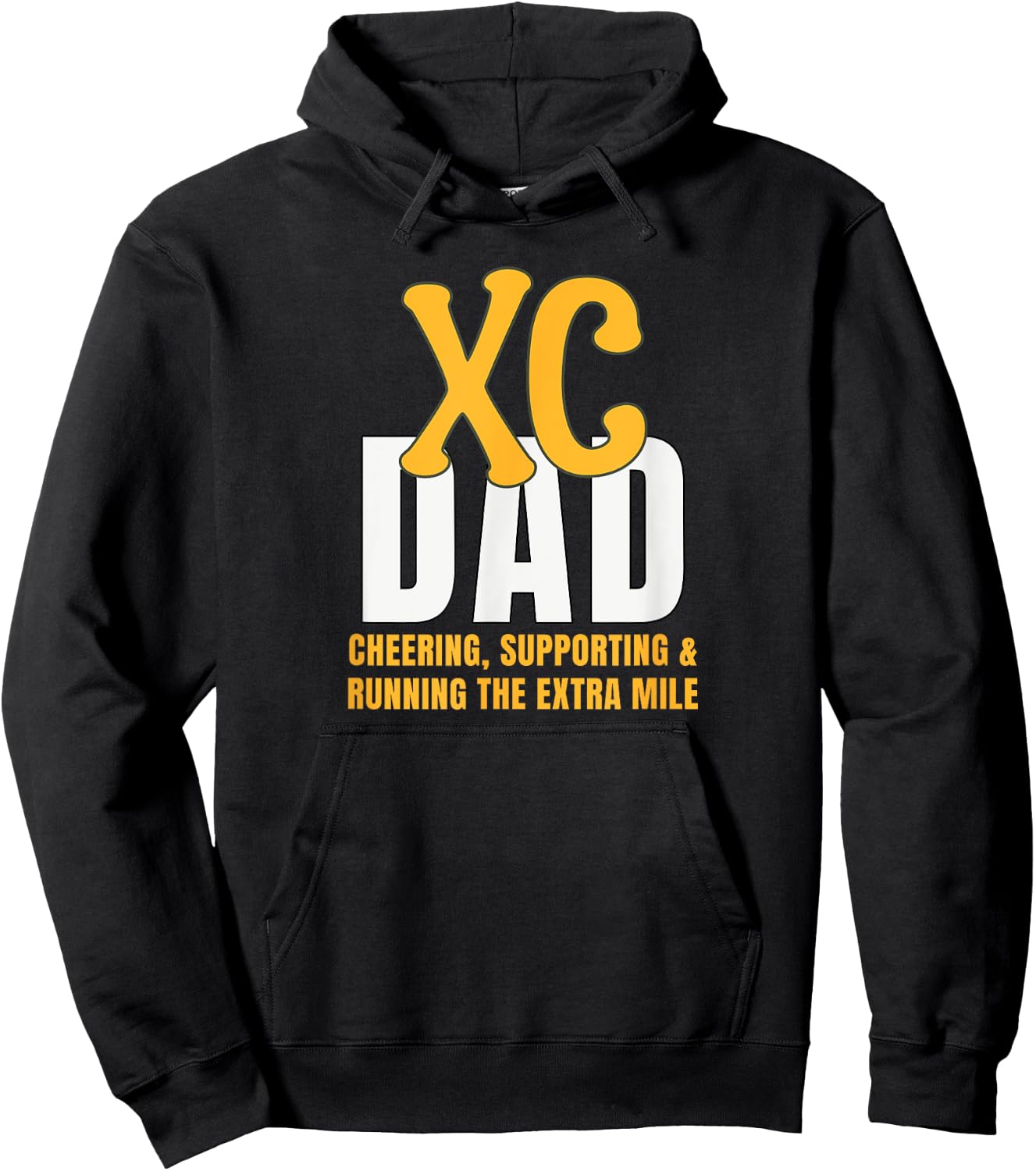 Cross Country Dad XC Running Hoodie - Hoodie | Black